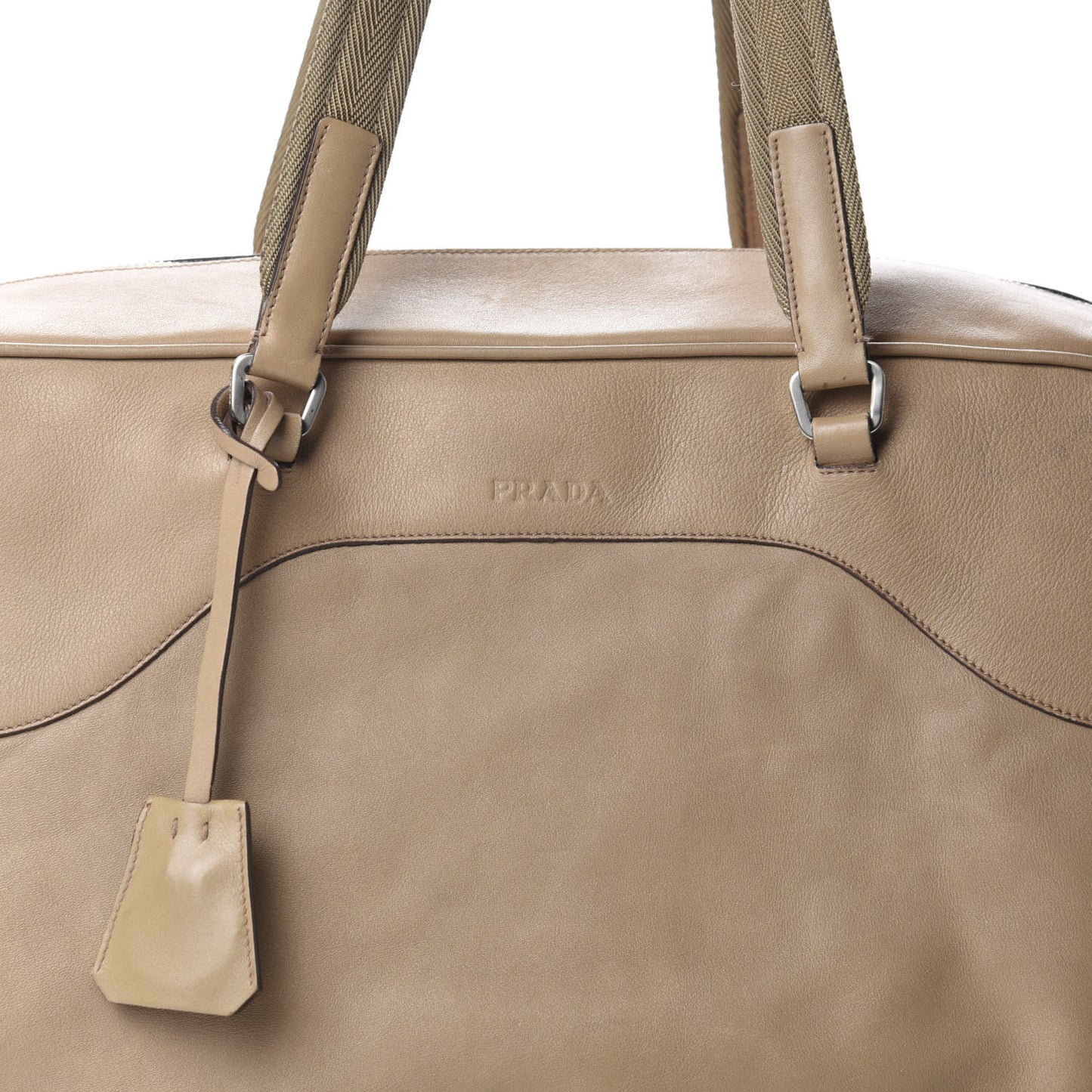 Soft Calfskin Satchel Naturale