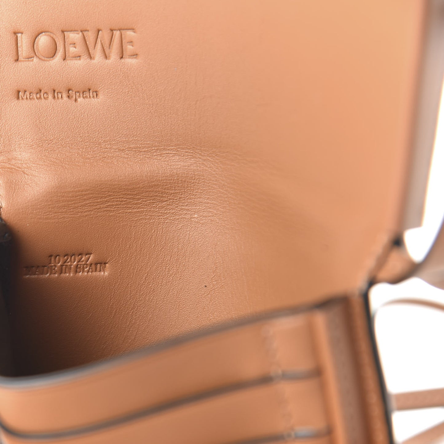 Soft Calfskin Small Heel Bag Tan