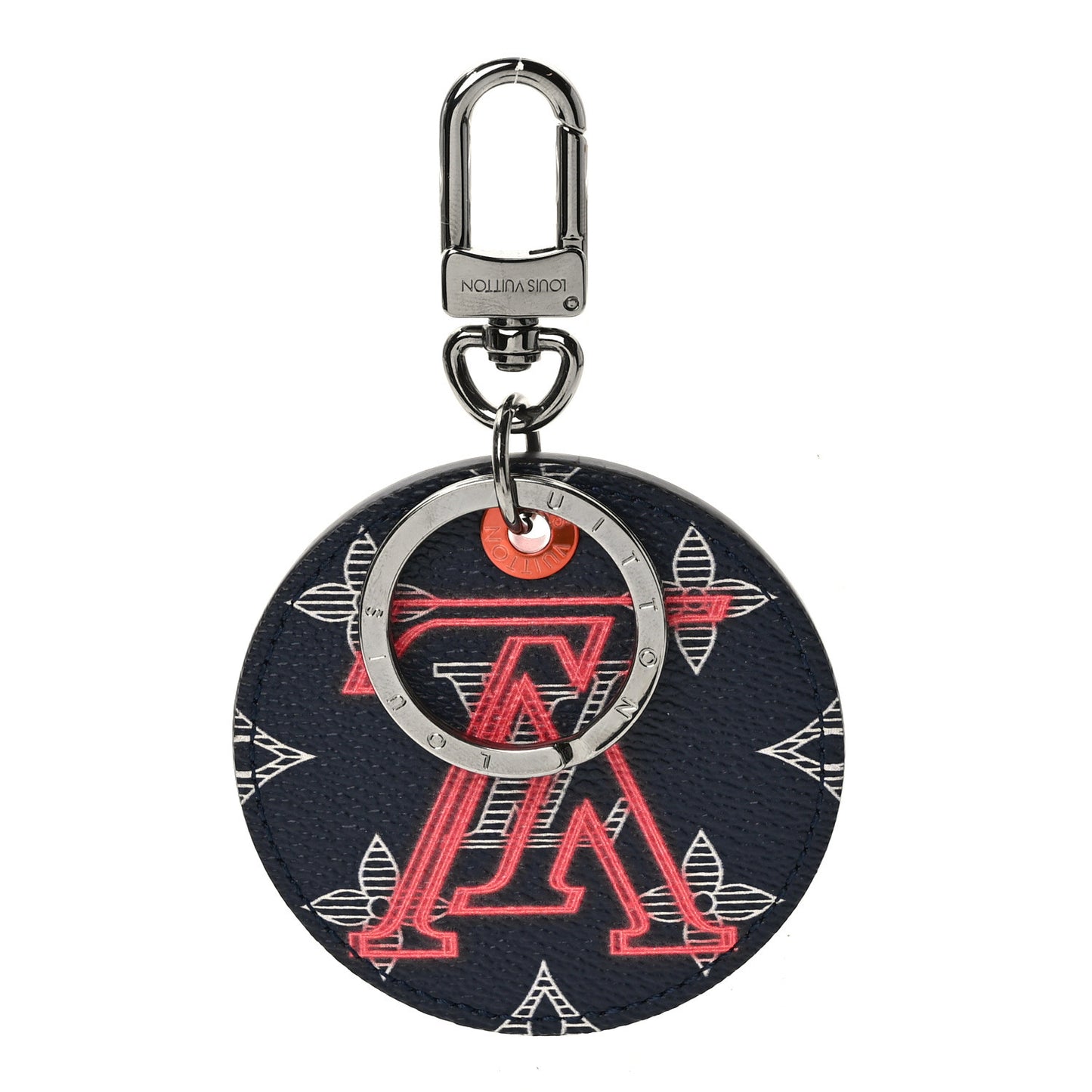 LOUIS VUITTON Monogram Upside Down Illustre Bag Charm Key Ring