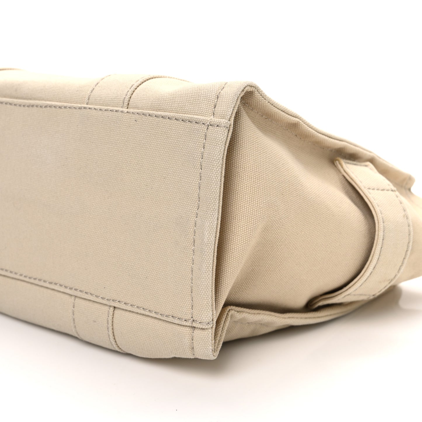 Cotton Canvas Medium The Tote Bag Beige