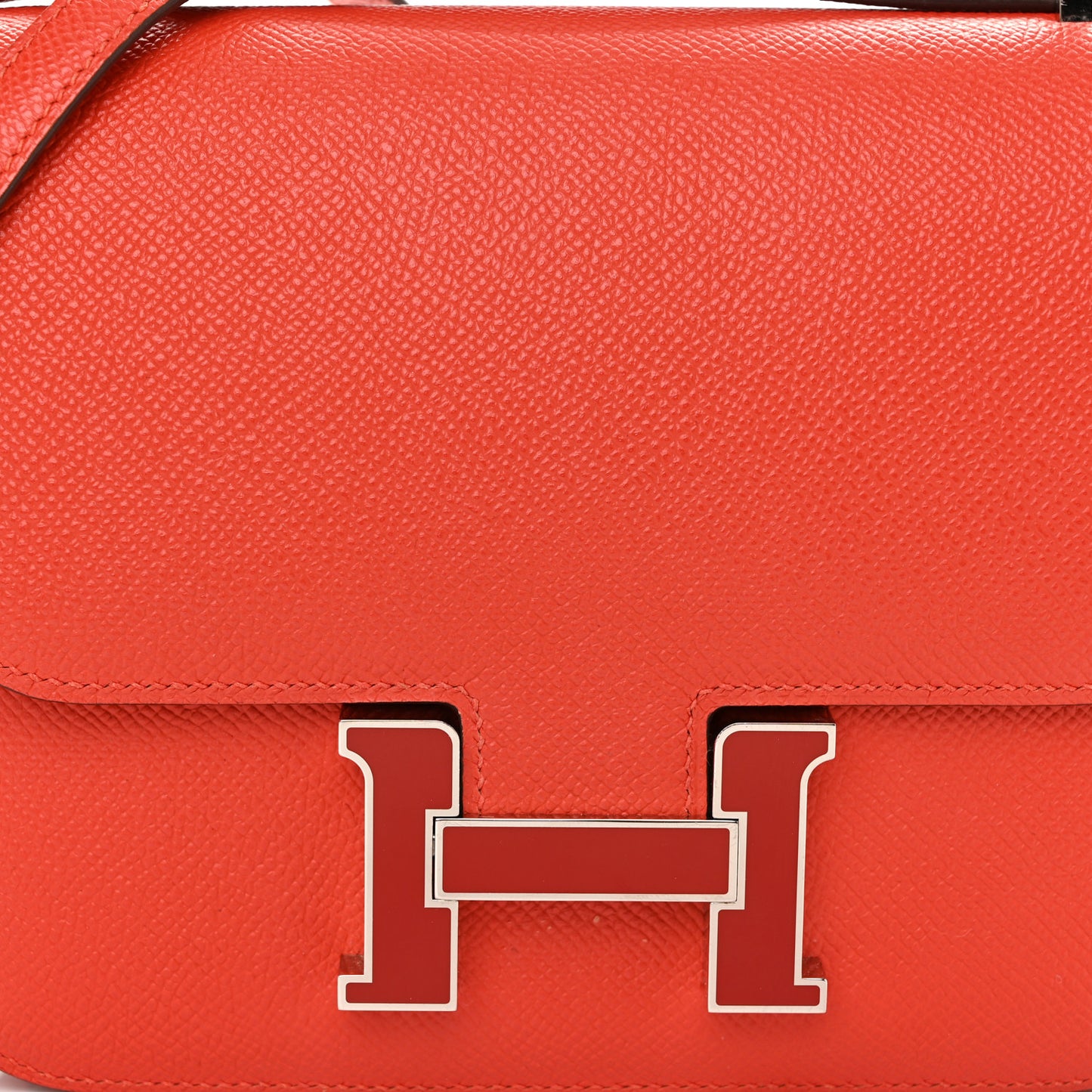 Epsom Enamel Constance 18 Capucine Sanguine