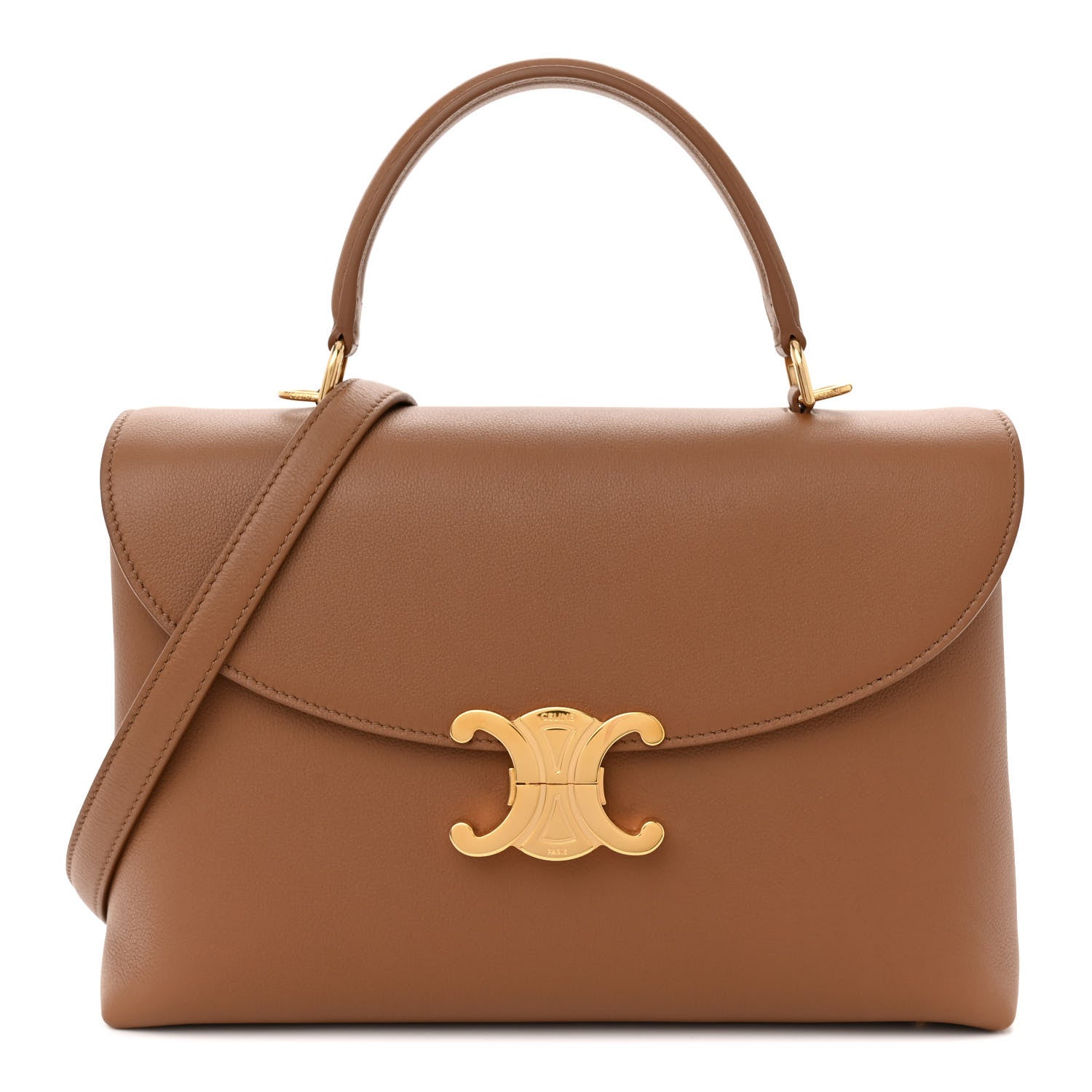 Celine Supple Calfskin Medium Nino Bronze 1491914 – FASHIONPHILE