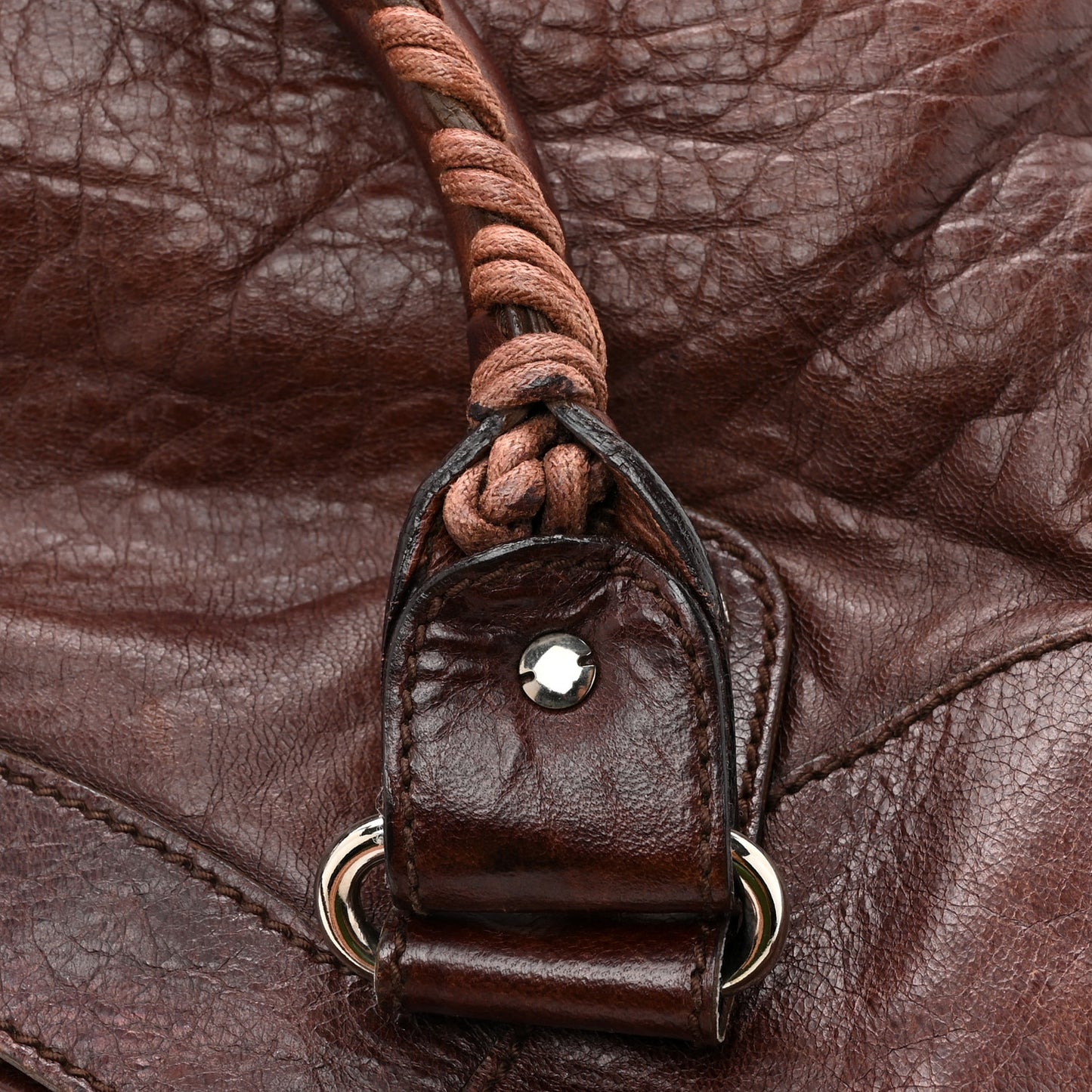 Agneau Giant 21 Silver Hardware City Castagna