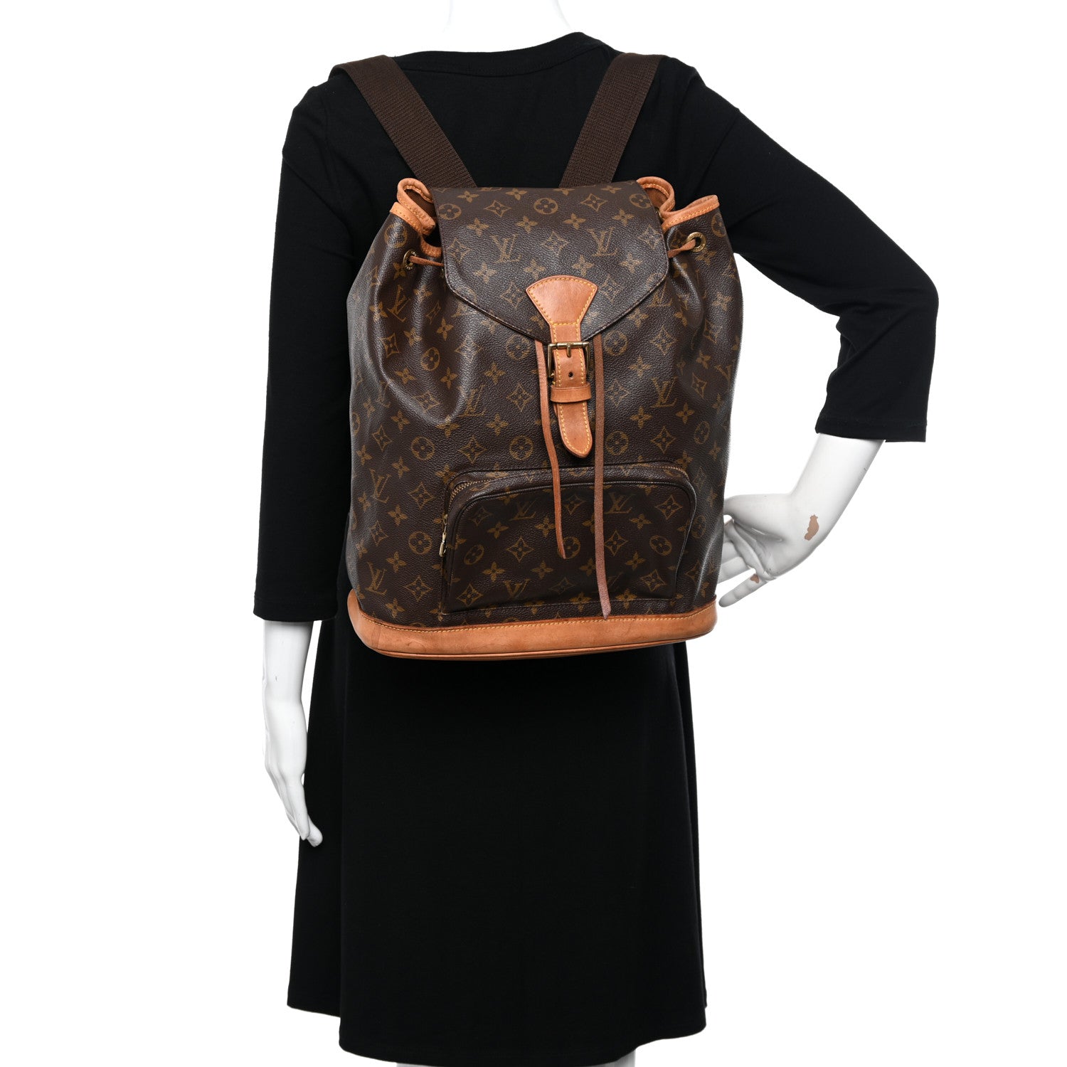 Louis Vuitton Monogram Montsouris GM Backpack 2 of 14