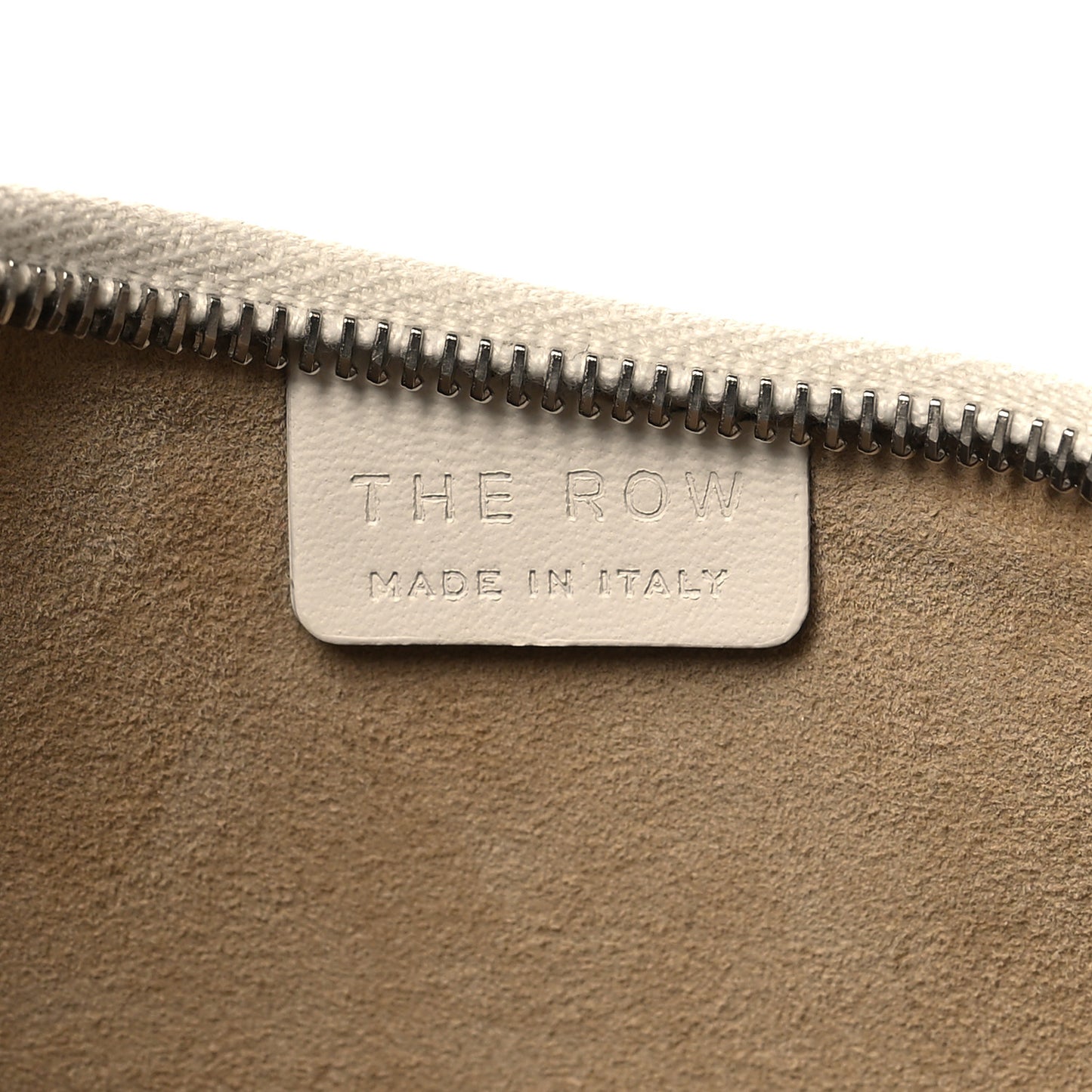 Smooth Calfskin Half Moon Shoulder Bag New Ivory