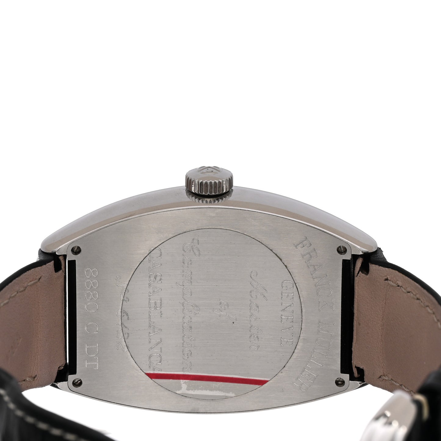Stainless Steel Calfskin 39mm Casablanca Automatic Watch White 8880CDT
