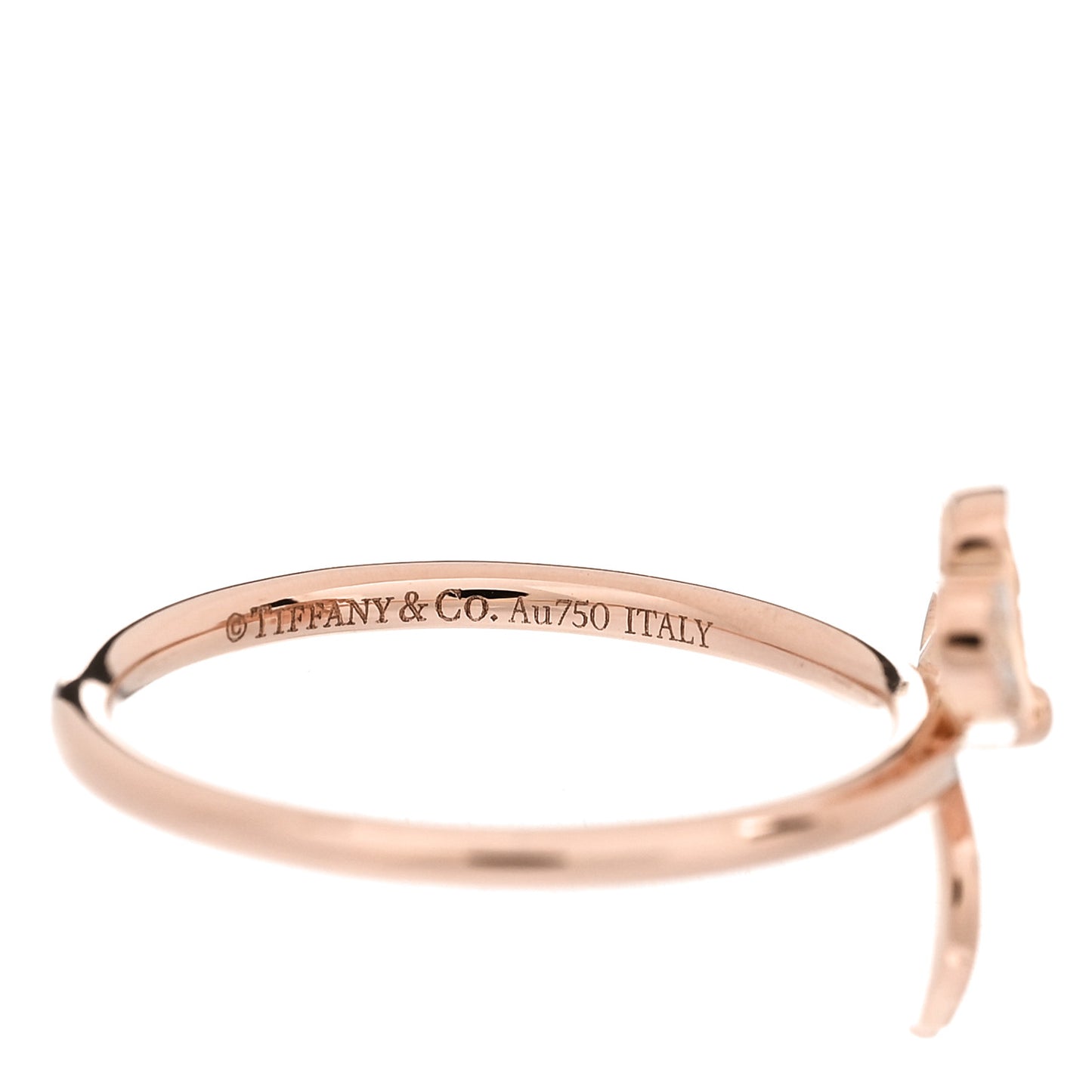 18K Rose Gold Diamond Paper Flowers Ring 52 6