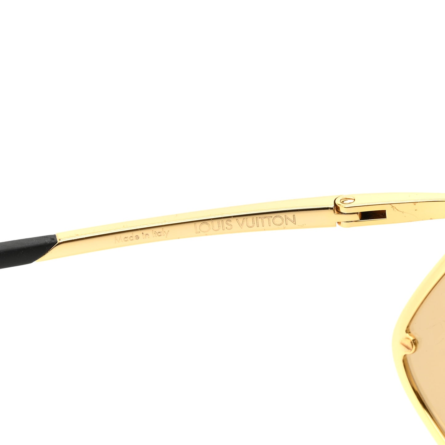 Metal LV Golden Mask Sunglasses Z1649U Gold