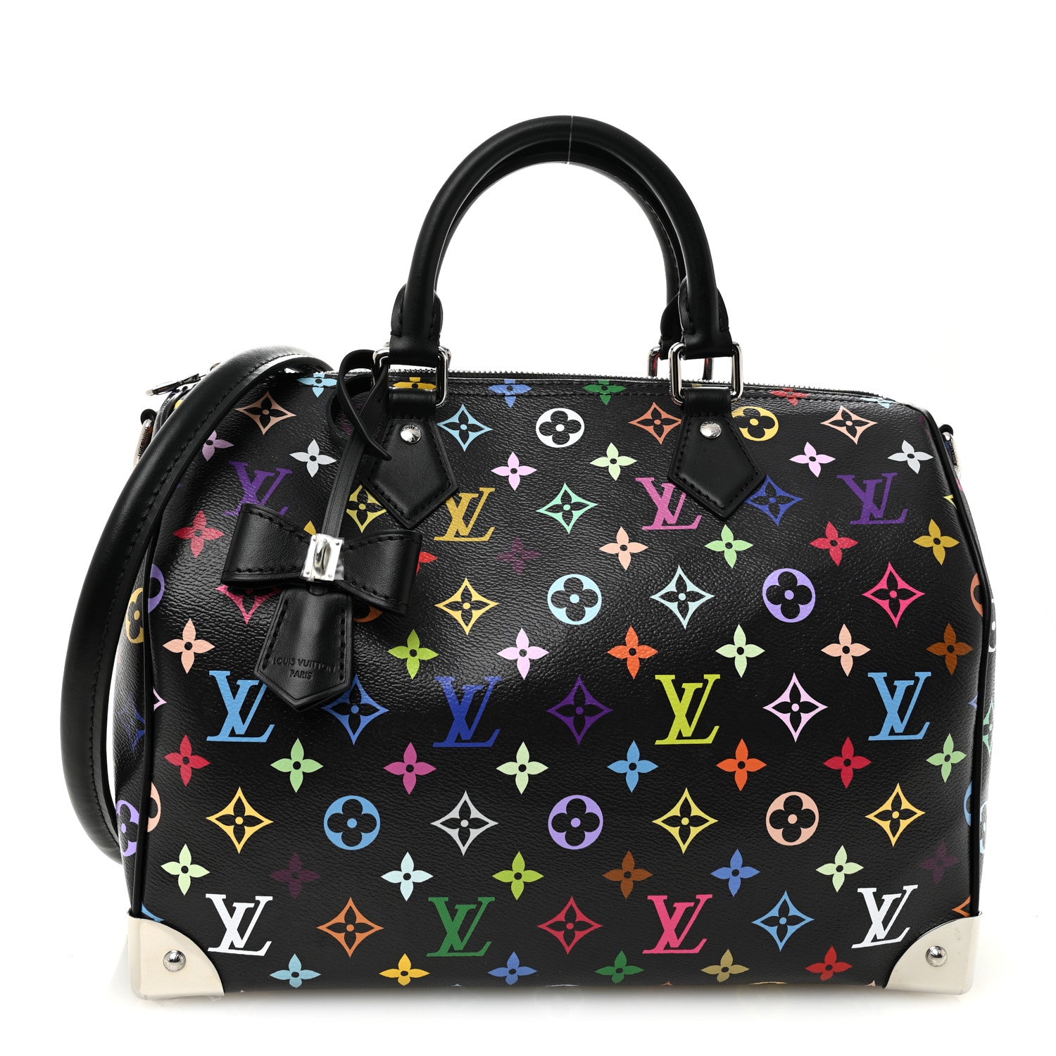 LOUIS VUITTON モノグラム メタリック 36 Louis Vuitton LV X TM Monogram Multicolor Speedy Soft 30 Black