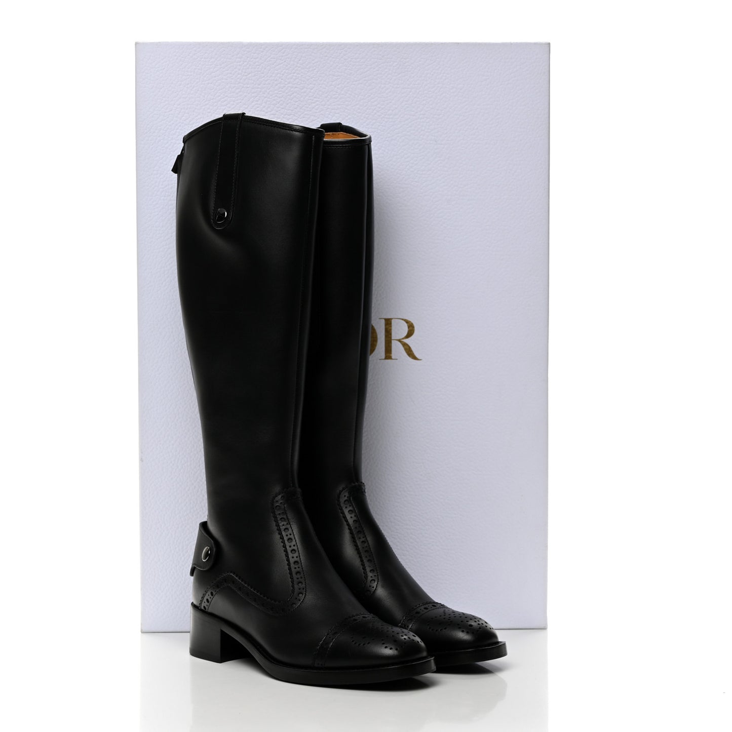 Calfskin D-Folk Boot 36 Black