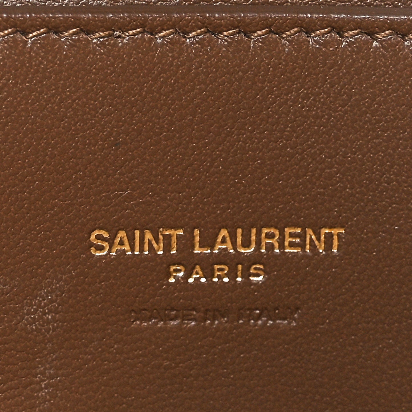 Smooth Calfskin Suede Medium Reversible Monogram Kate Satchel Light Ochre