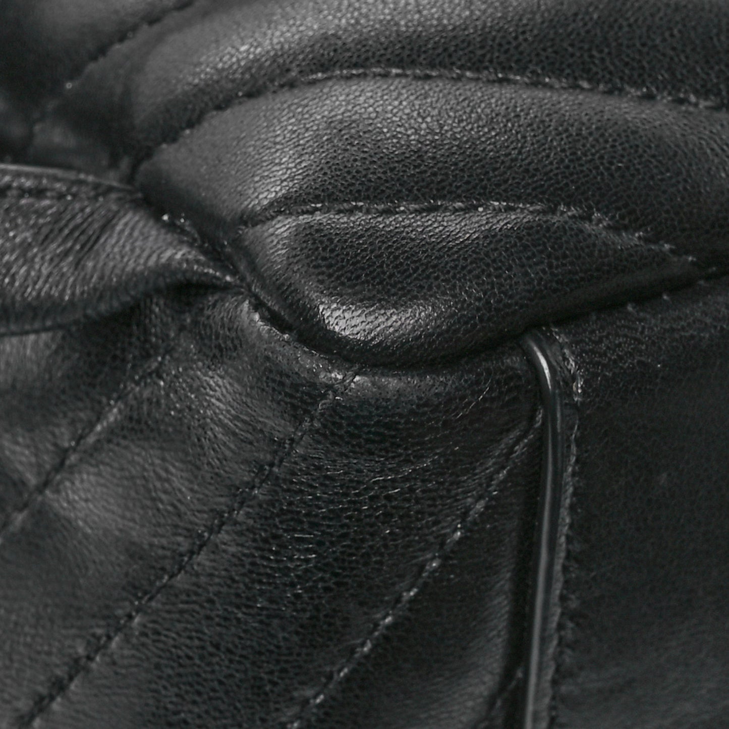 Lambskin Matelasse Monogram Joe Backpack Black