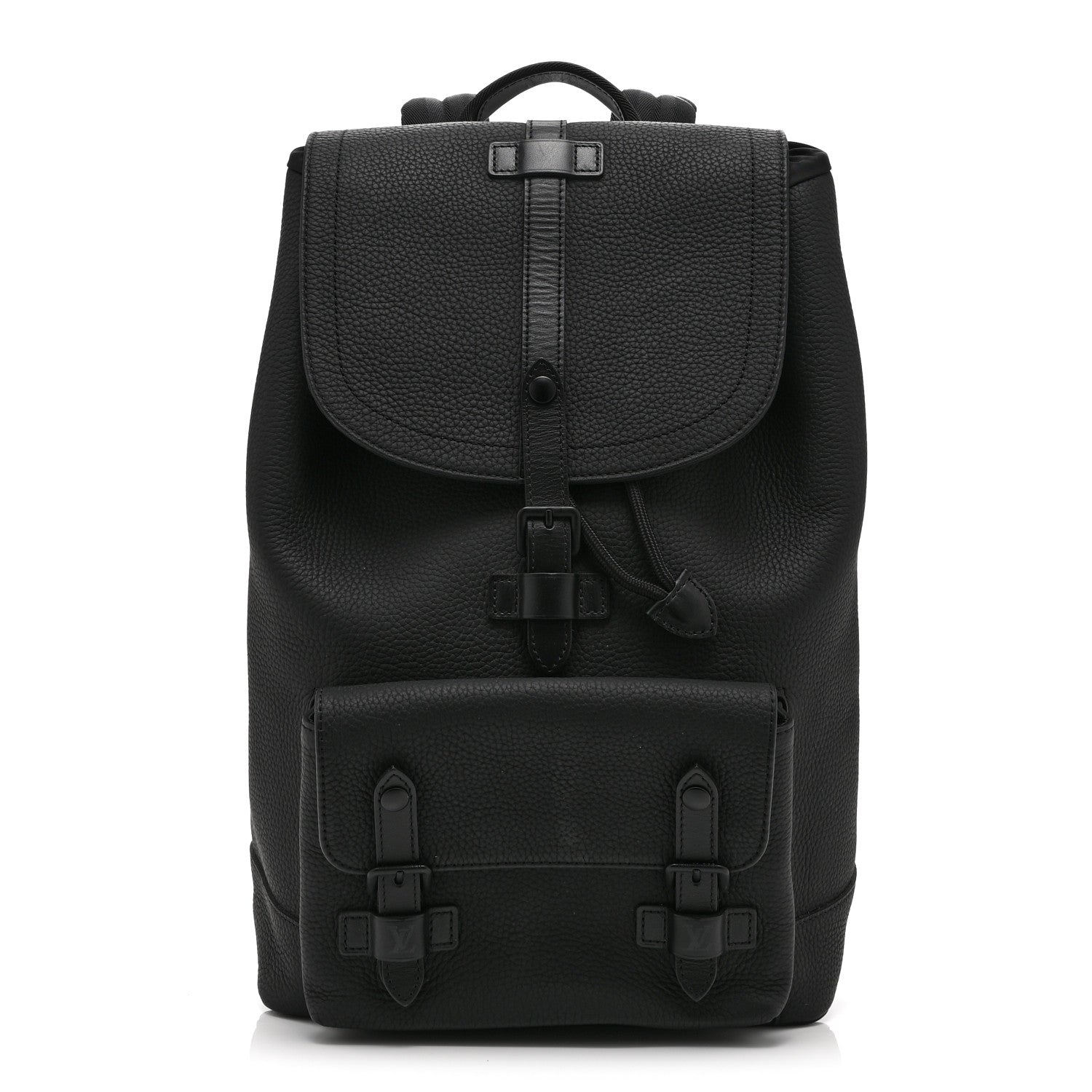 Louis Vuitton Taurillon Christopher Slim Backpack Black 1882983