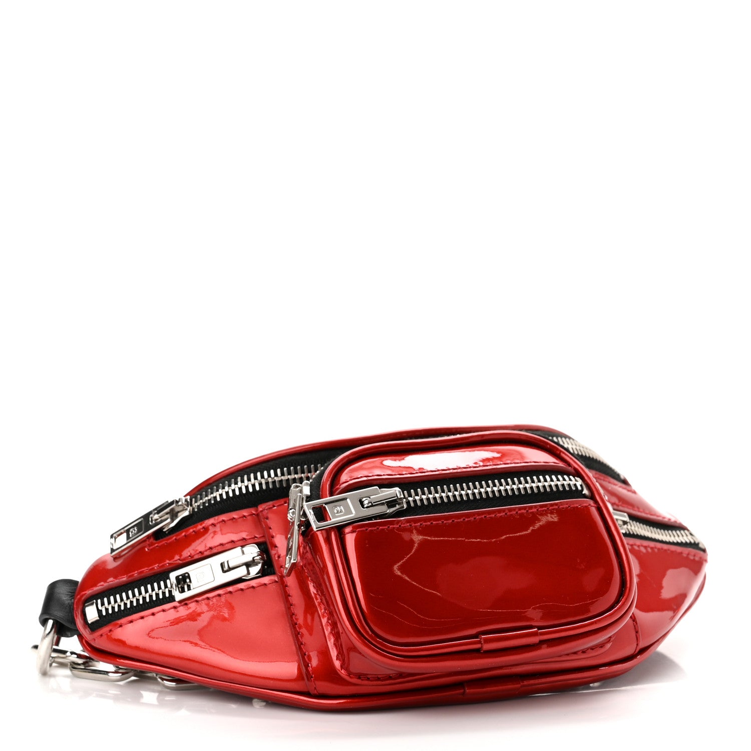 Alexander Wang Patent Attica Mini Belt Bag Red 4 of 10