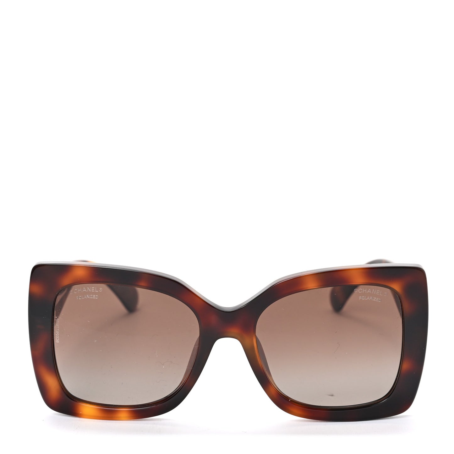 Square Polarized CC Sunglasses 5494-A Tortoise Brown