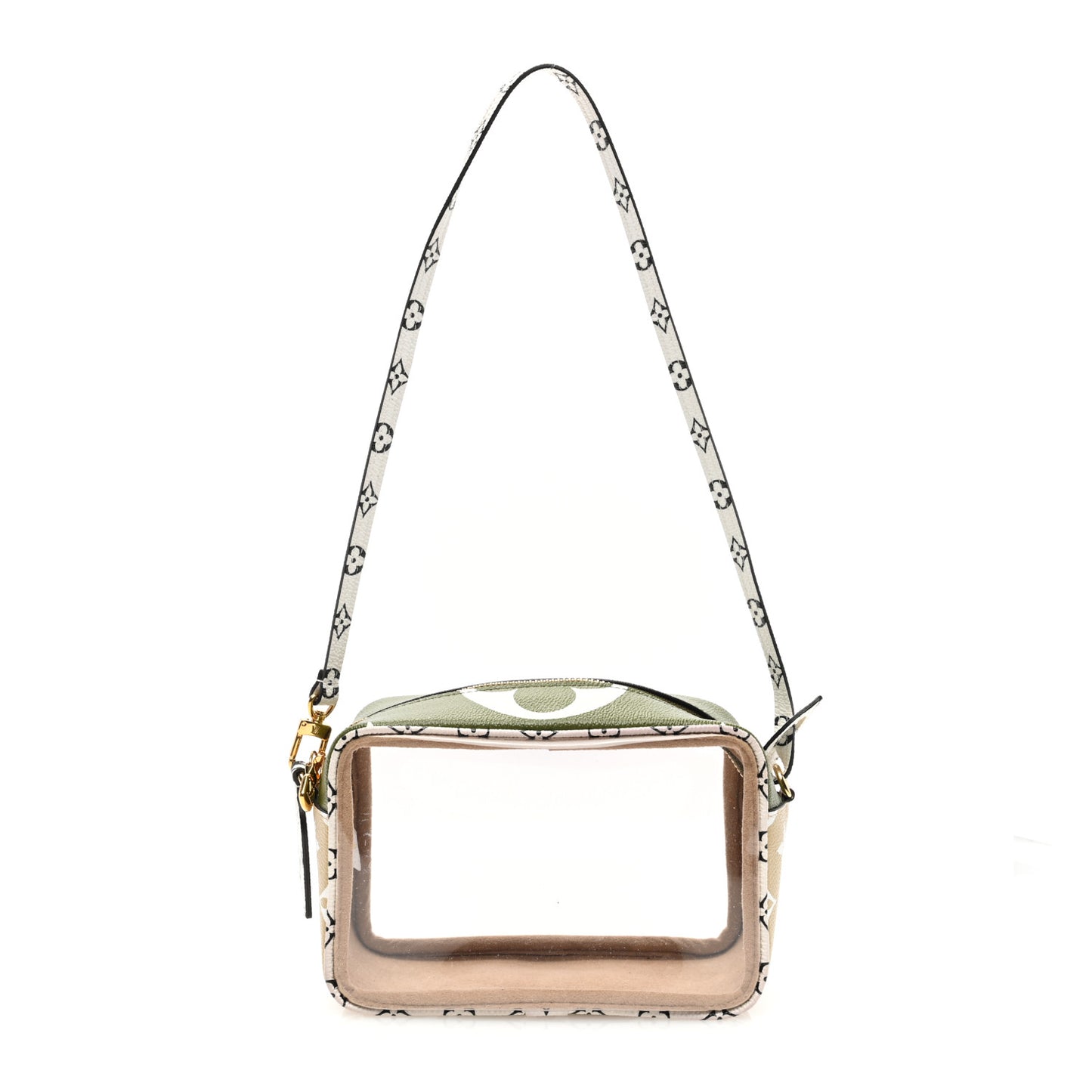 Monogram Giant Beach Pouch Kaki