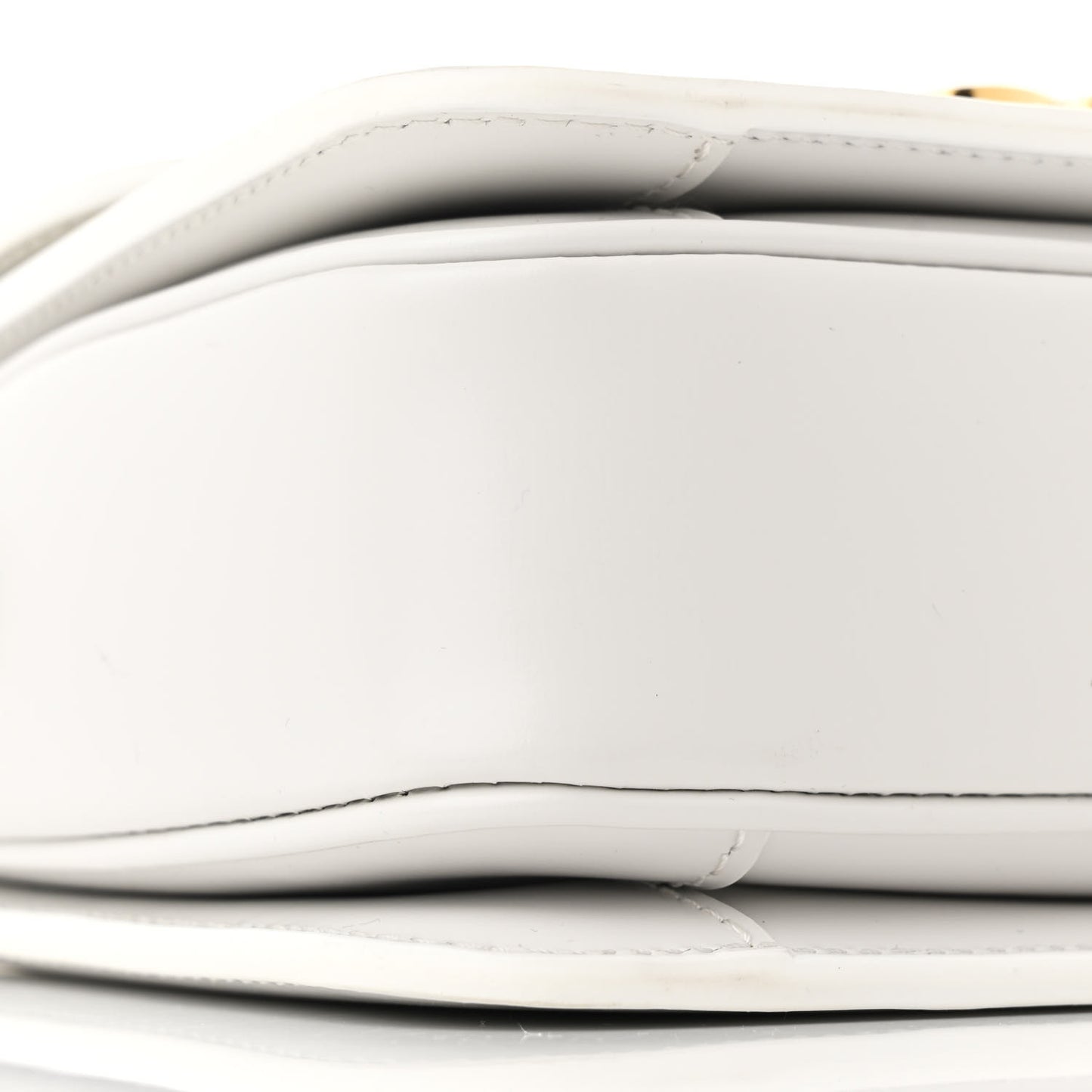 Shiny Calfskin Teen Triomphe Arctic White