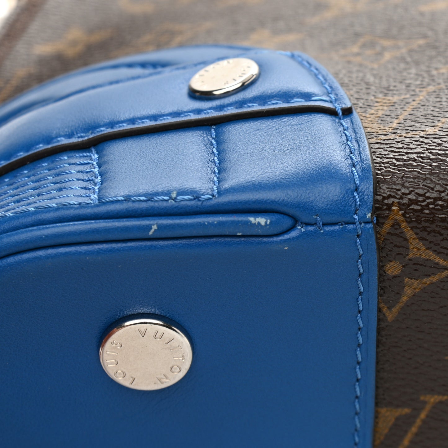 Monogram Shine Alma PM Blue Royal