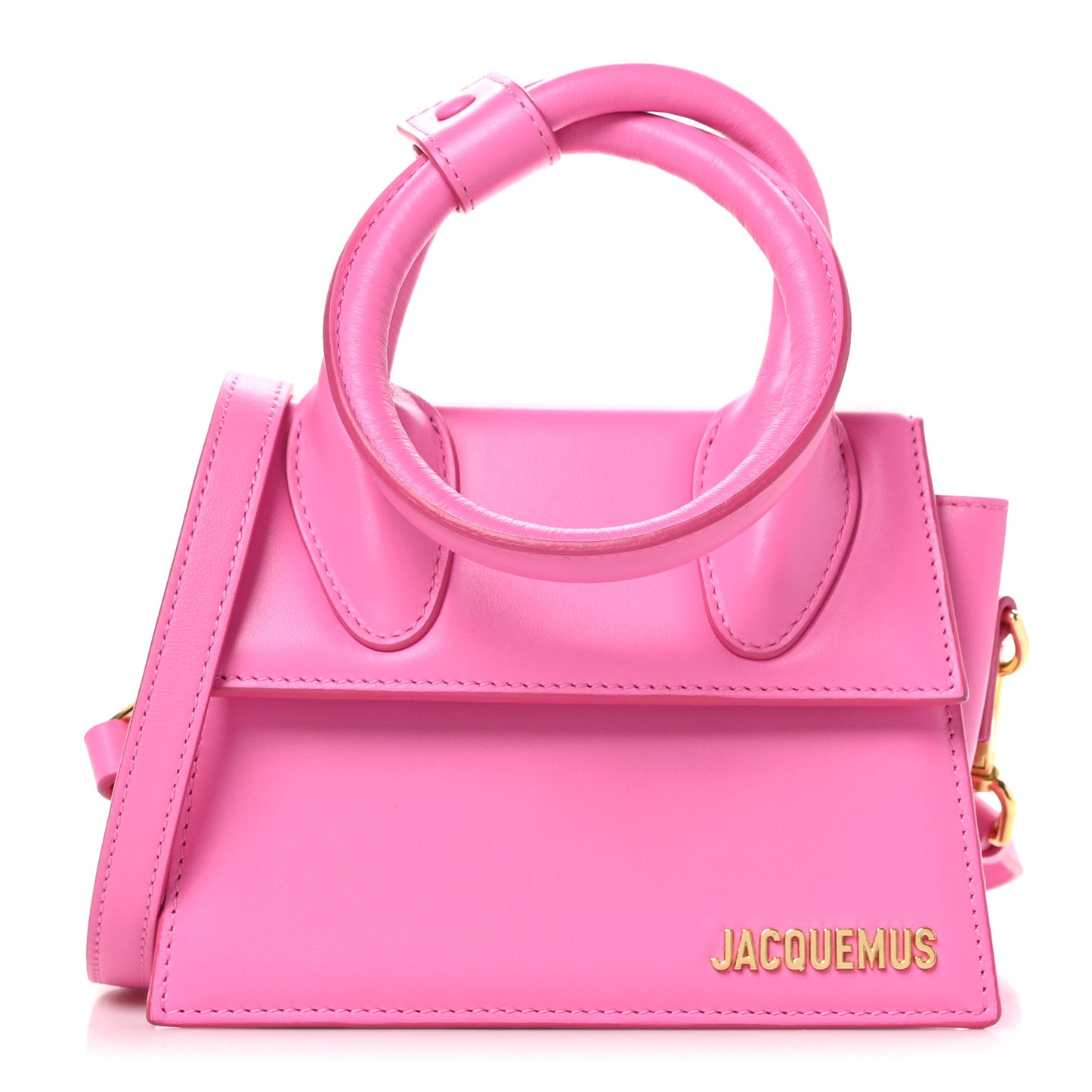 Smooth Calfskin Le Chiquito Noeud Pink