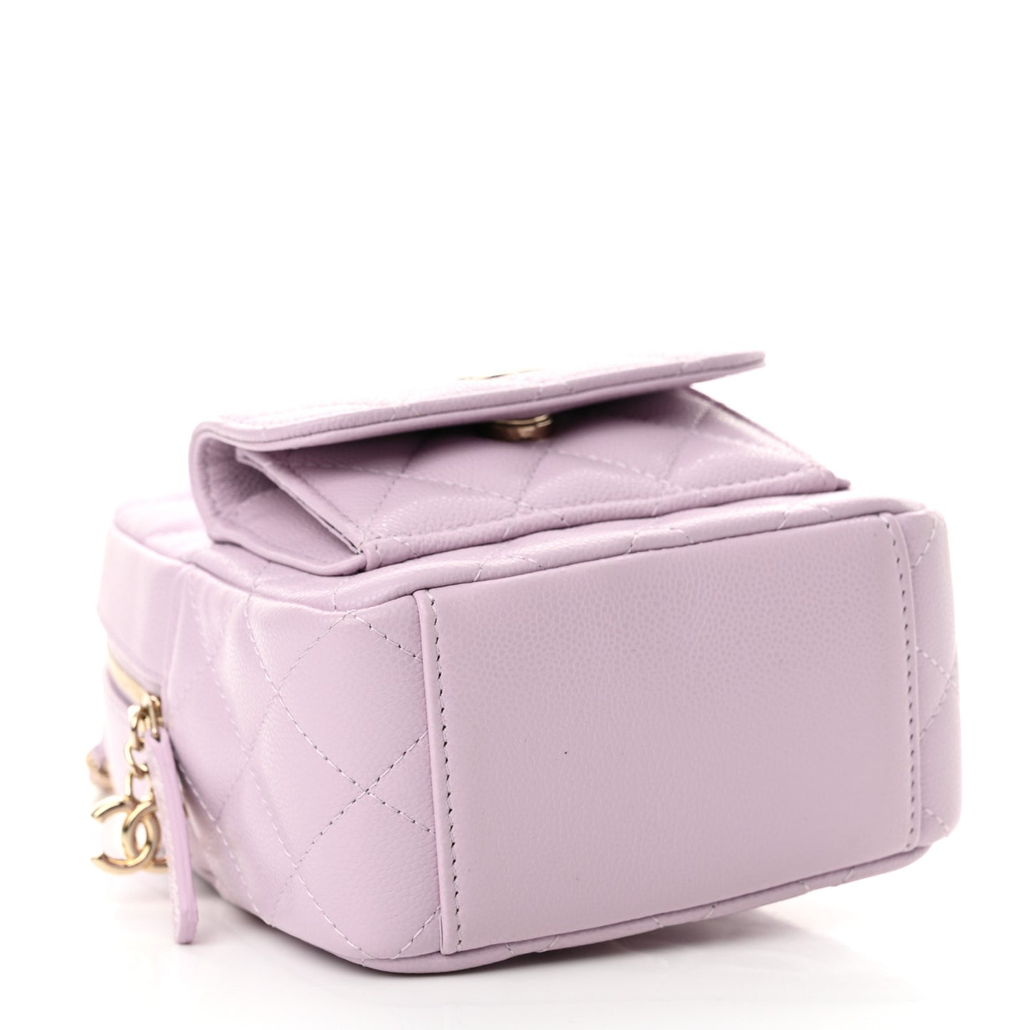 Caviar Quilted CC Mini Classic Backpack Lilac