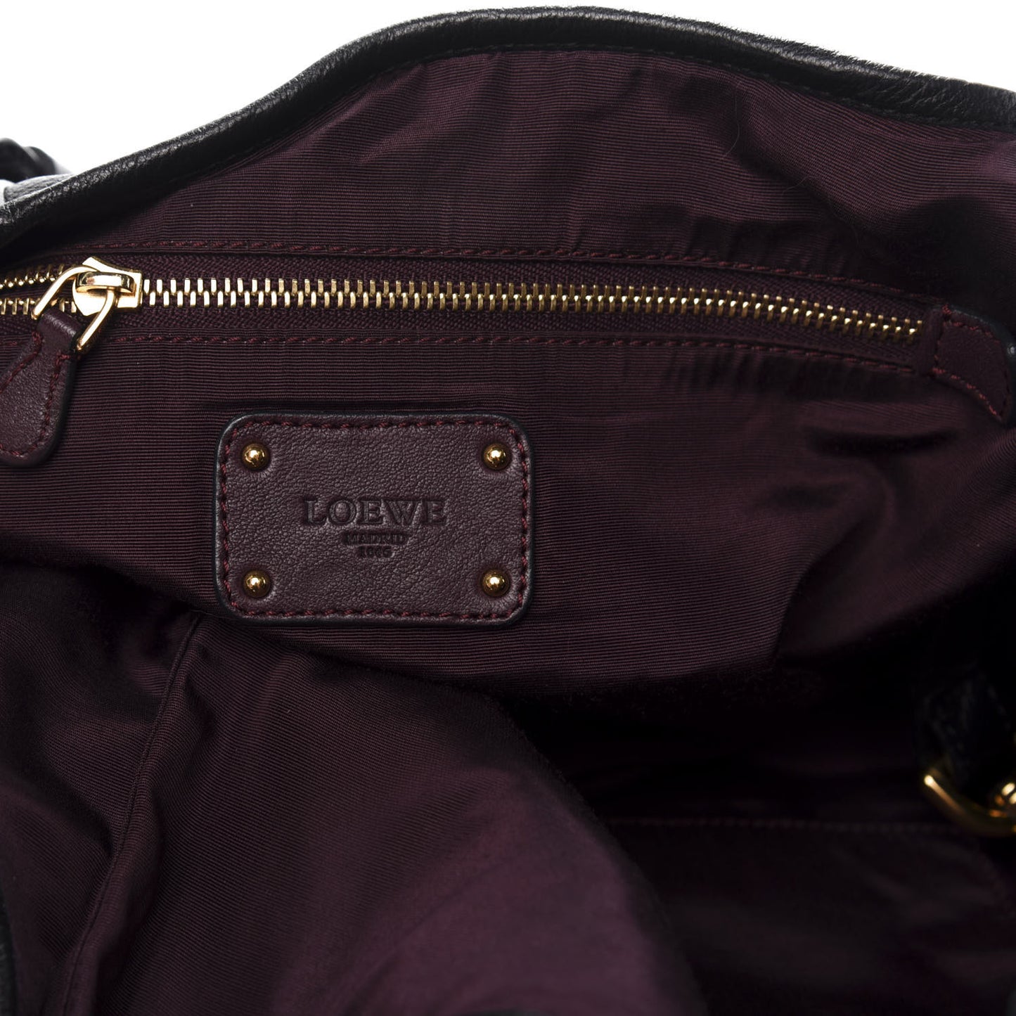 Calfskin Calle Hobo Black