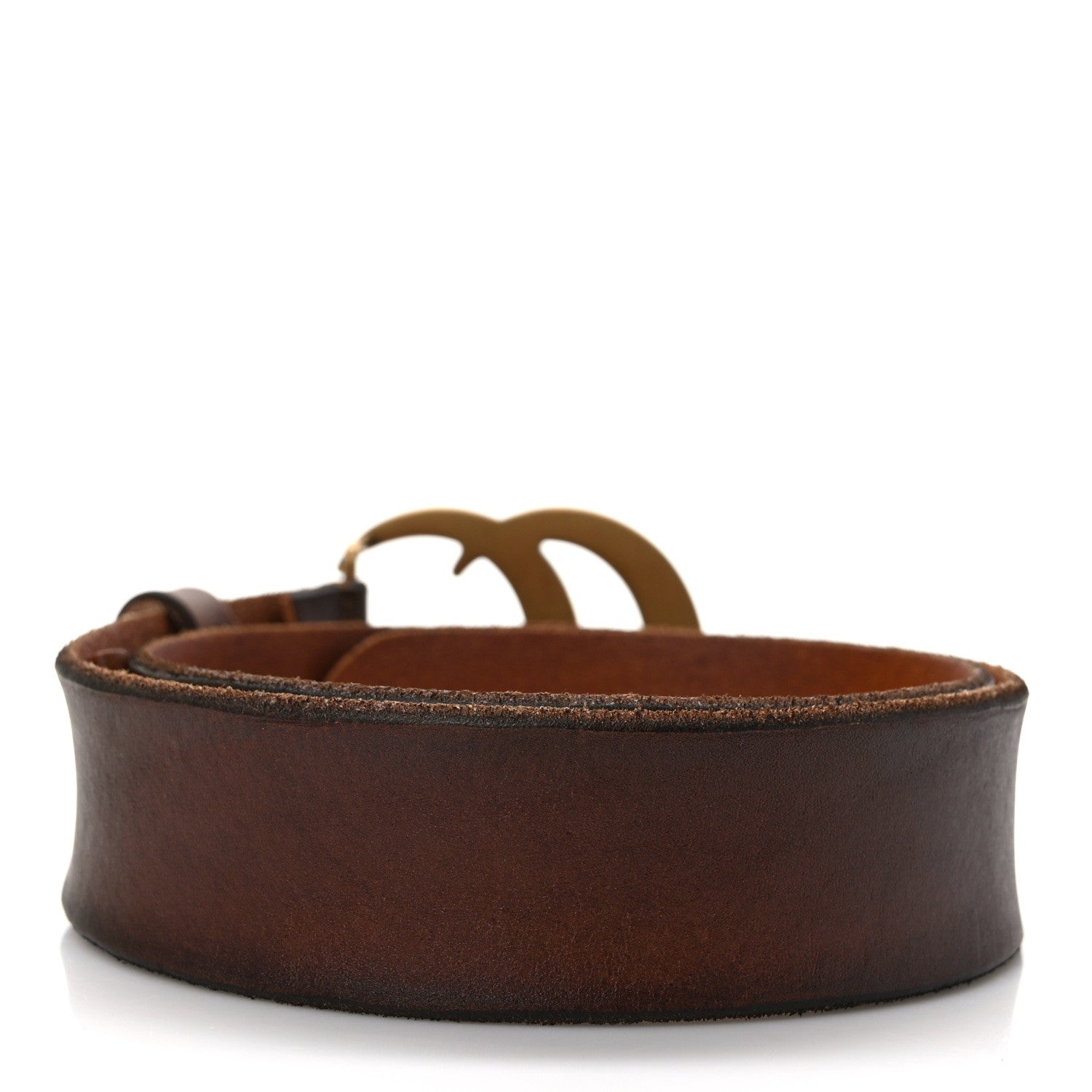 Gucci Faded Calfskin Double G 40mm Belt 70 28 Cuir 2 of 5