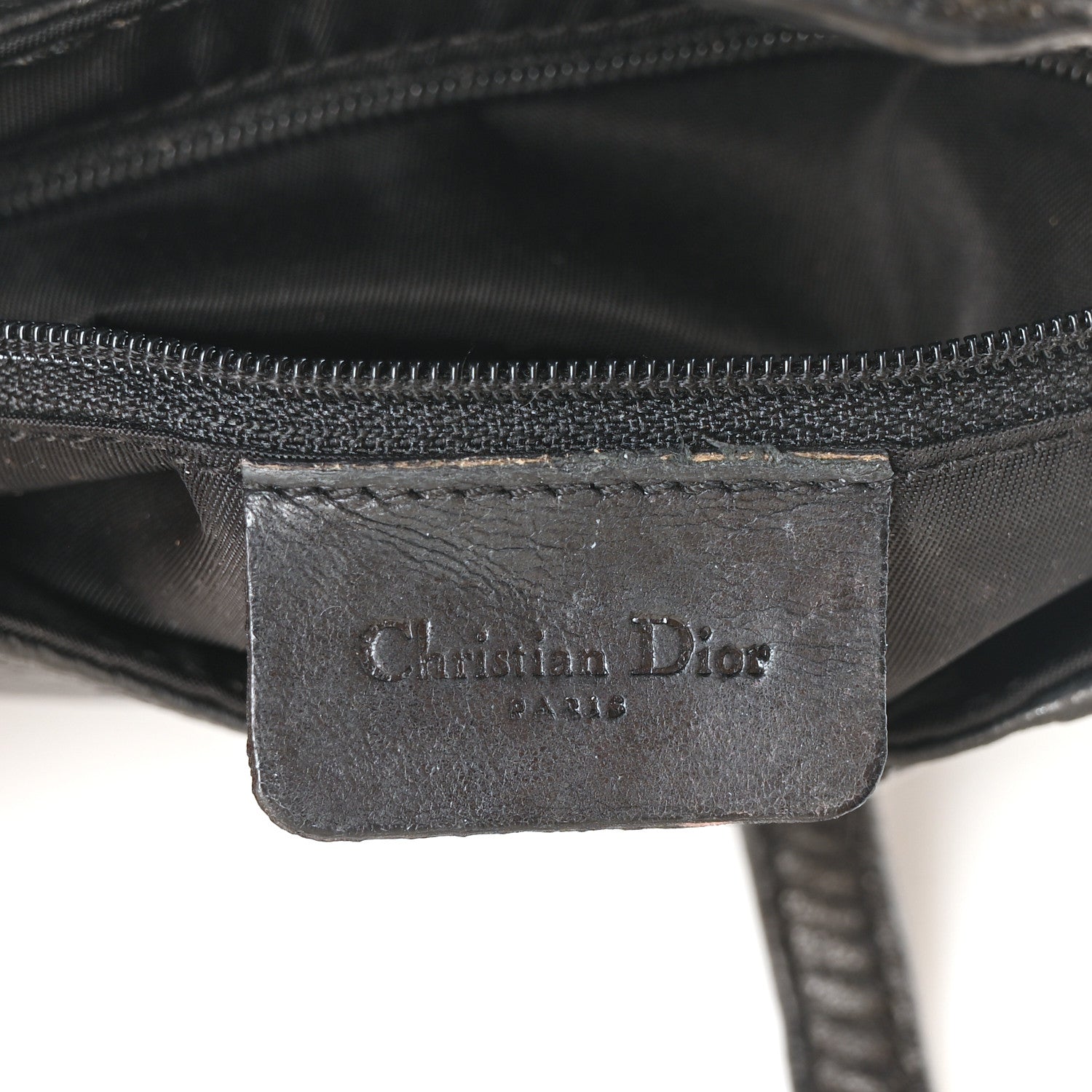 Christian Dior Supple Calfskin Mini Saddle Bag Black 6 of 12