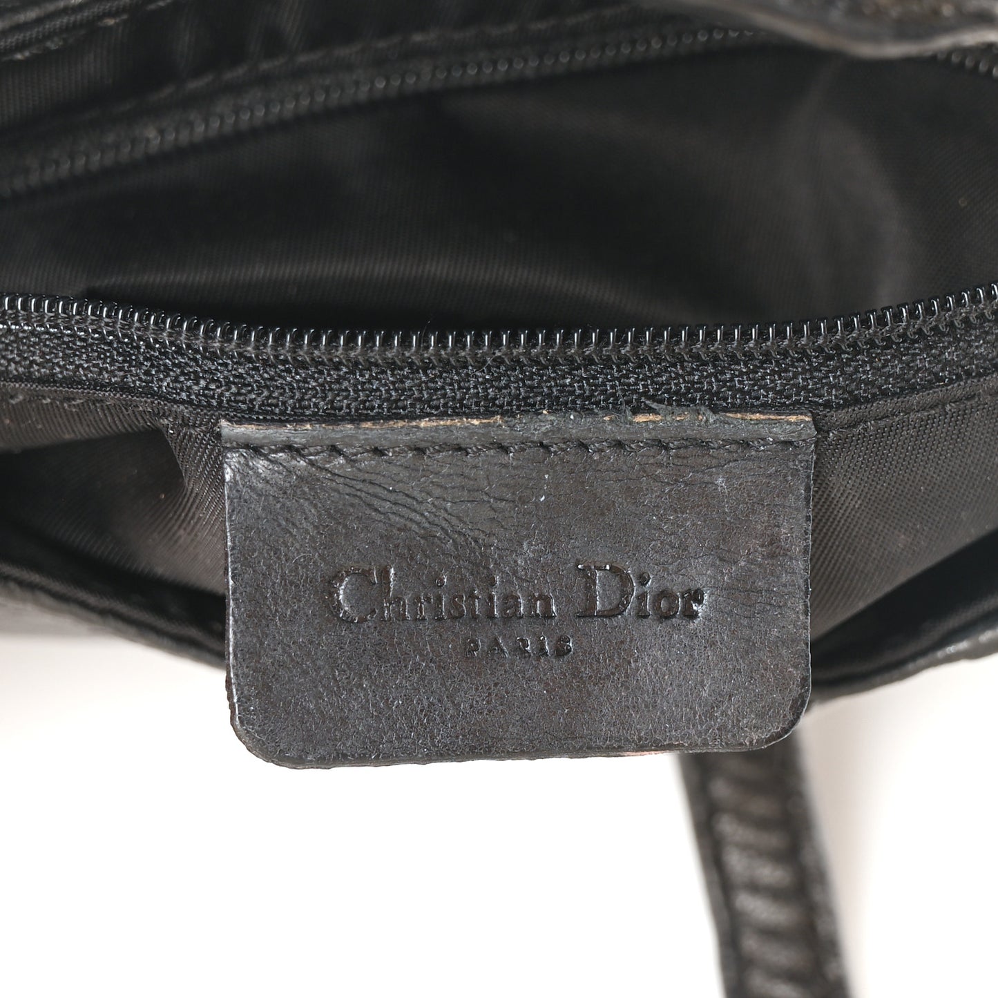 Supple Calfskin Mini Saddle Bag Black