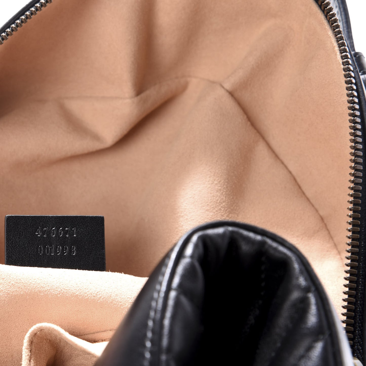 Calfskin Matelasse GG Marmont Dome Backpack Black