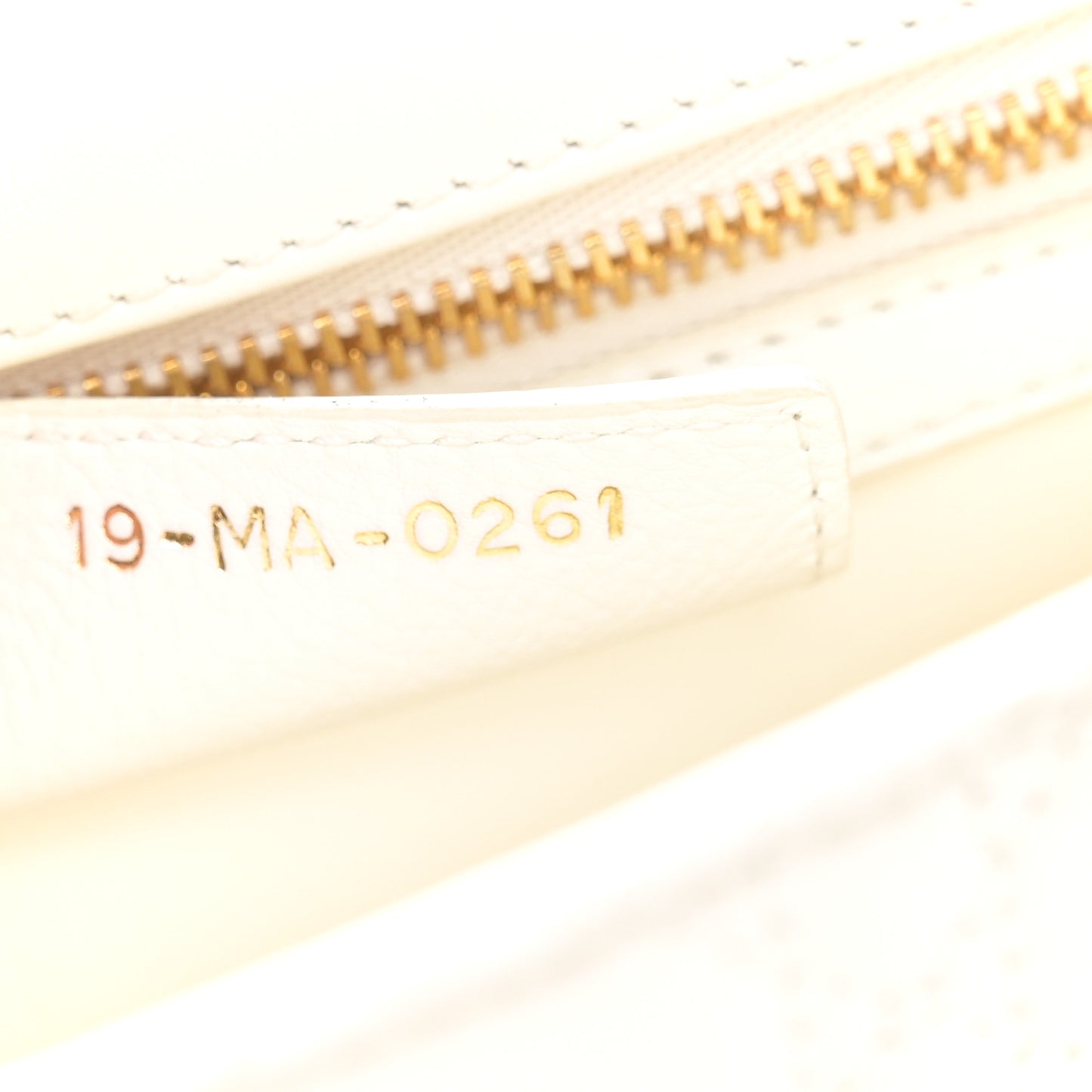 Supple Calfskin Cannage Medium Caro Bag Ivory