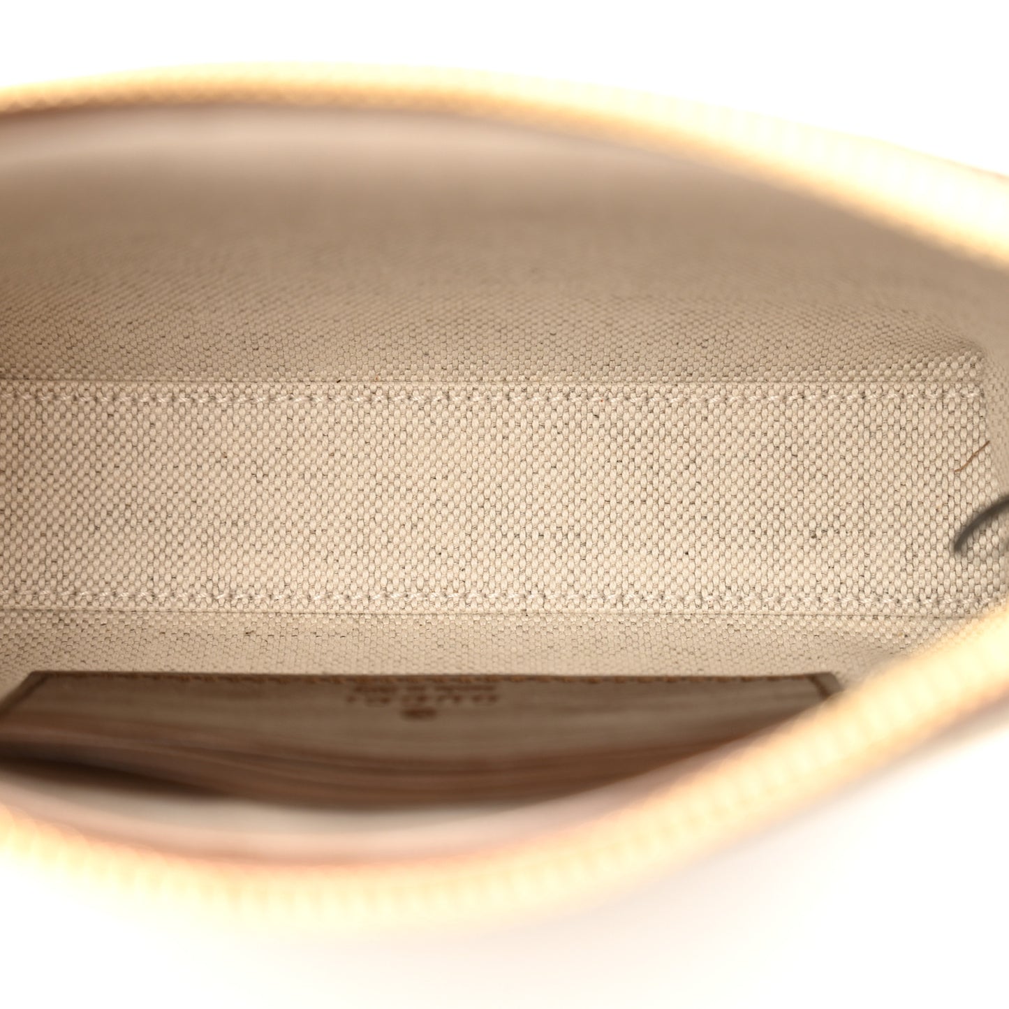 GG Supreme Monogram Azalea Calfskin Small Retro Interlocking G Wristlet Messenger Bag Beige Ebony Brown Sugar