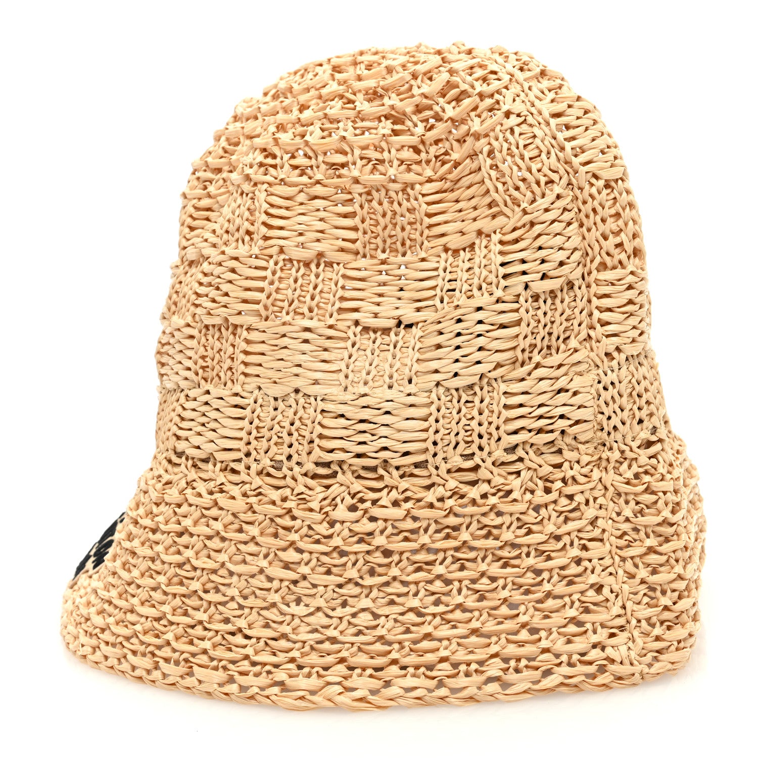 Louis Vuitton Damier Raffia Woven Hat L Natural 5 of 8