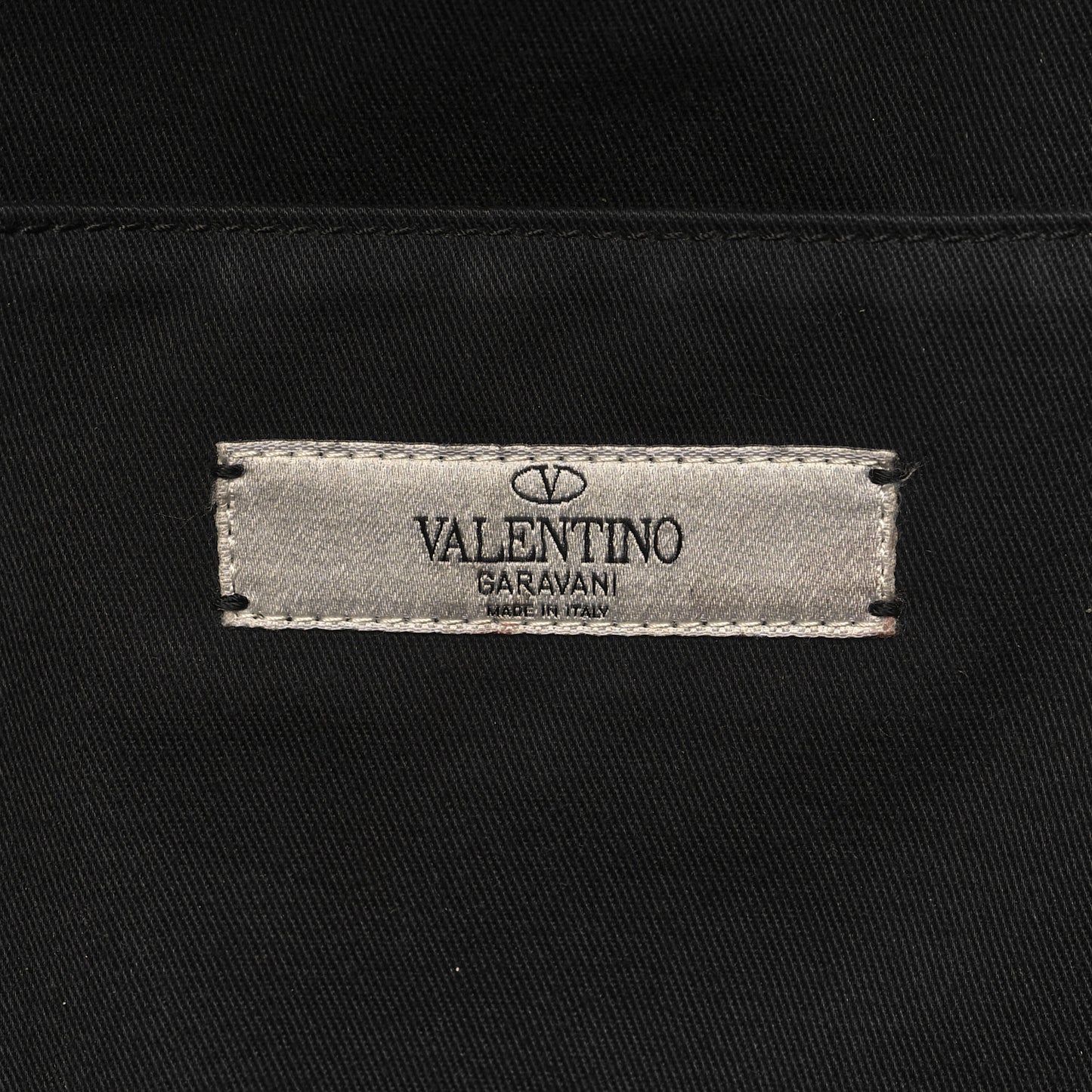 Calfskin Logo Backpack Black