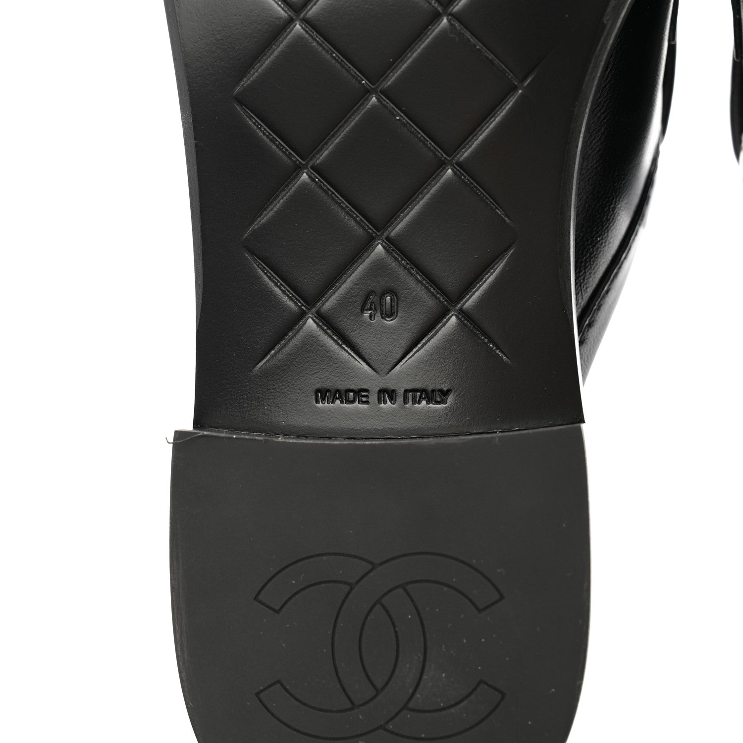 Chanel Lambskin Quilted CC Turnlock Mules 40 Black 8 of 11