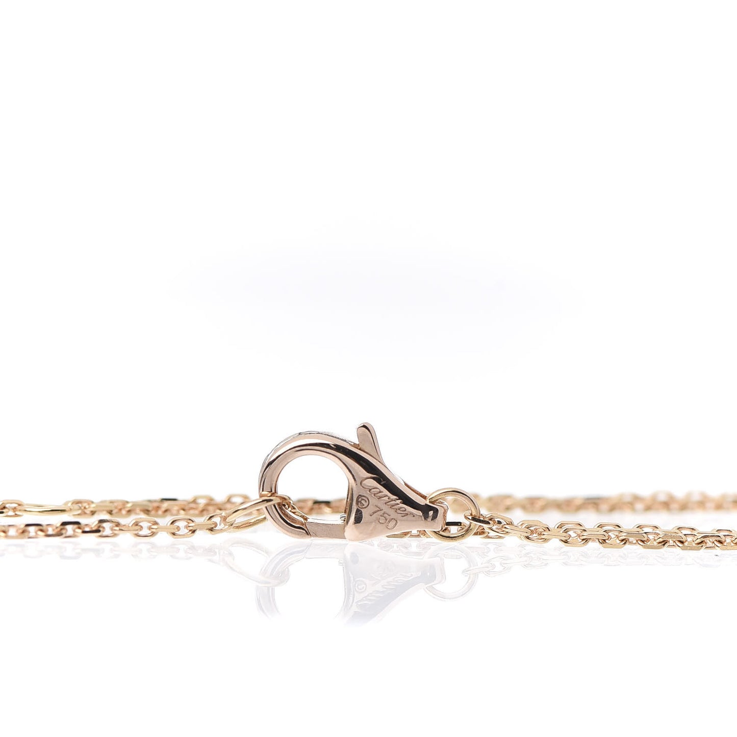 18K Pink Yellow White Gold Trinity Bracelet