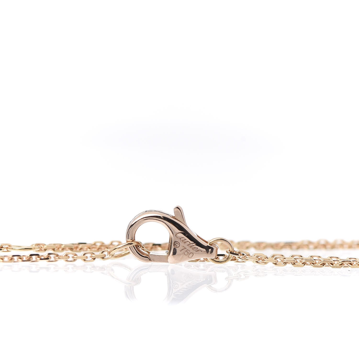 Cartier 18K Pink Yellow White Gold Trinity Bracelet 5 of 5
