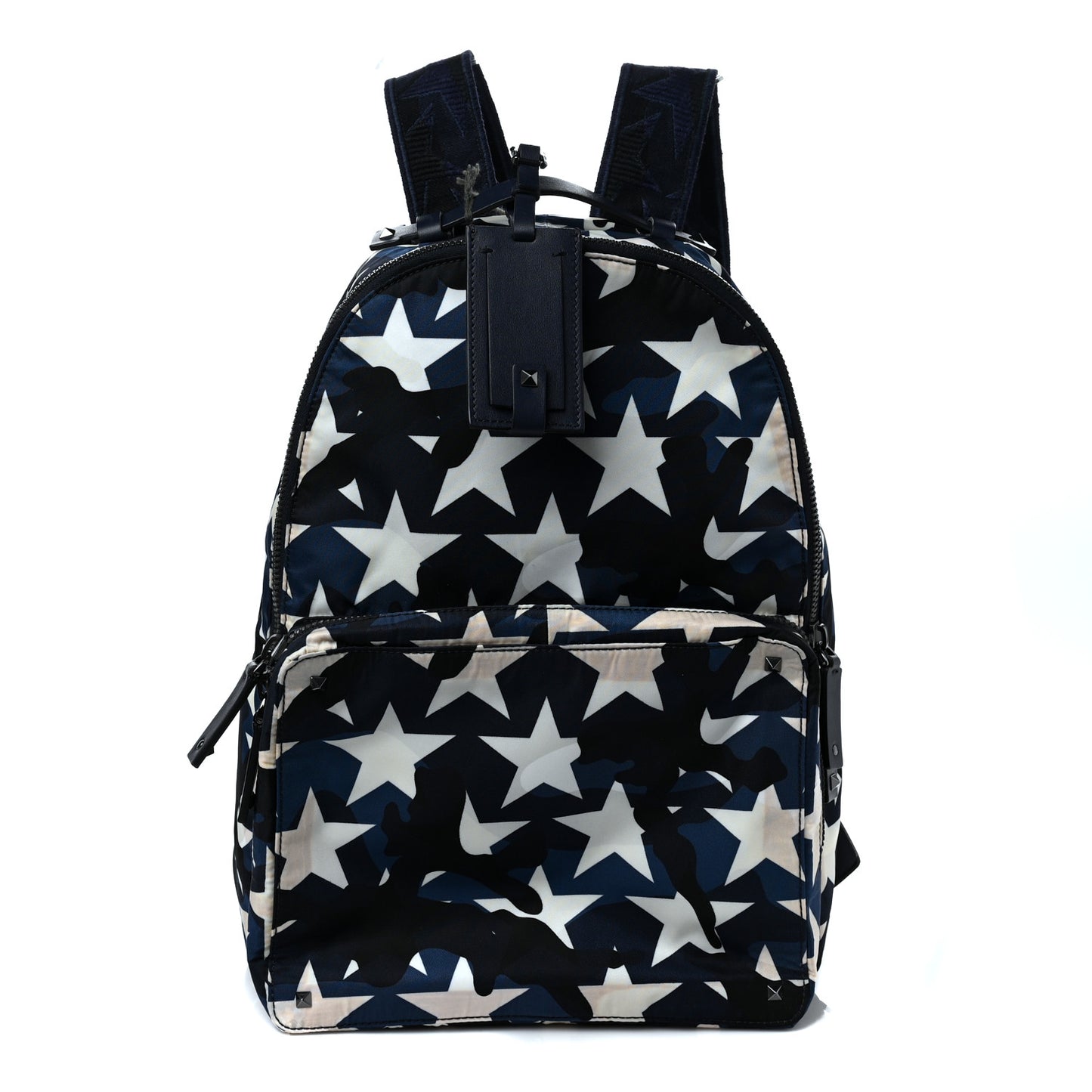 Nylon Camustars Backpack Navy Multicolor