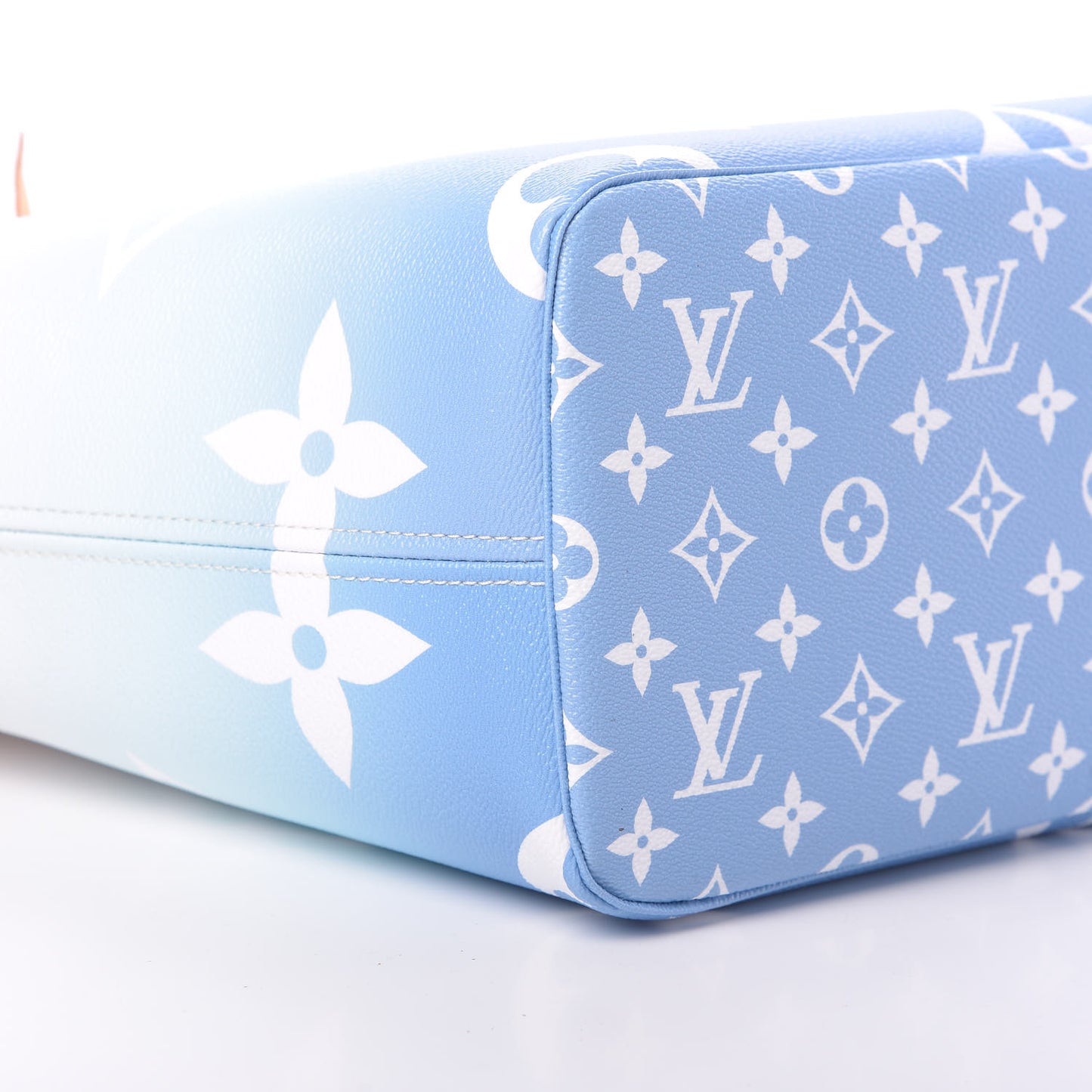 Monogram Giant By The Pool Neverfull MM Blue