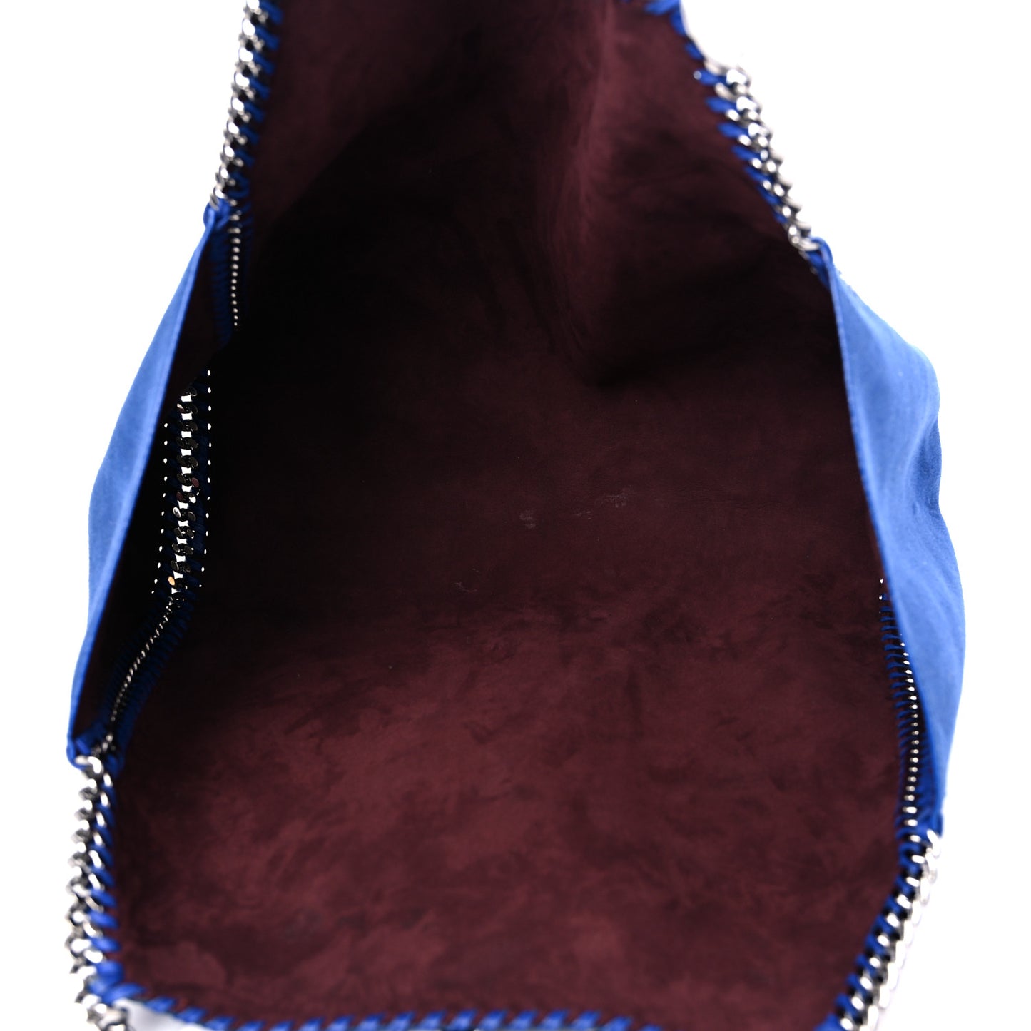 Chamois Shiny Dotted Reversible Tote Blue
