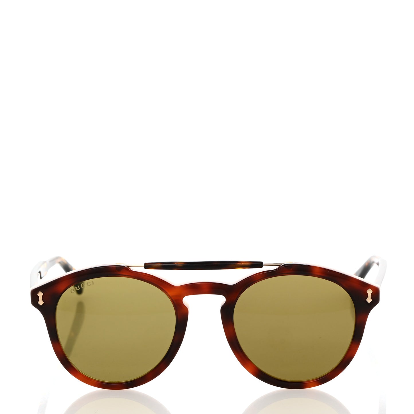 Round Avana Sunglasses GG0124SA Tortoise