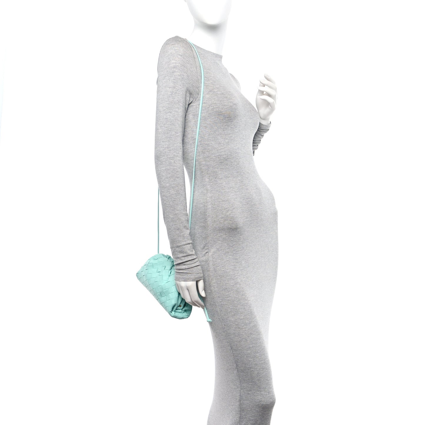 Nappa Intrecciato The Mini Pouch Celadon