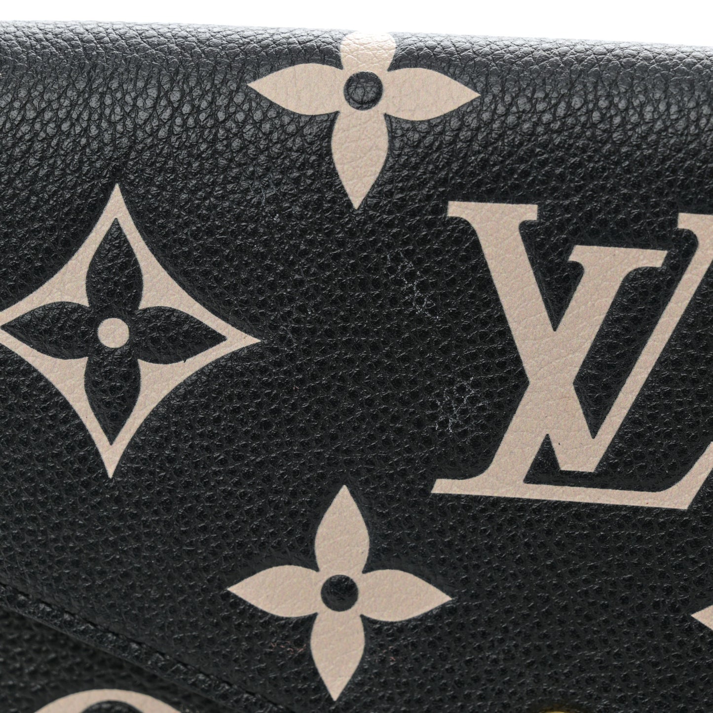 Empreinte Monogram Giant Felicie Pochette Black Beige