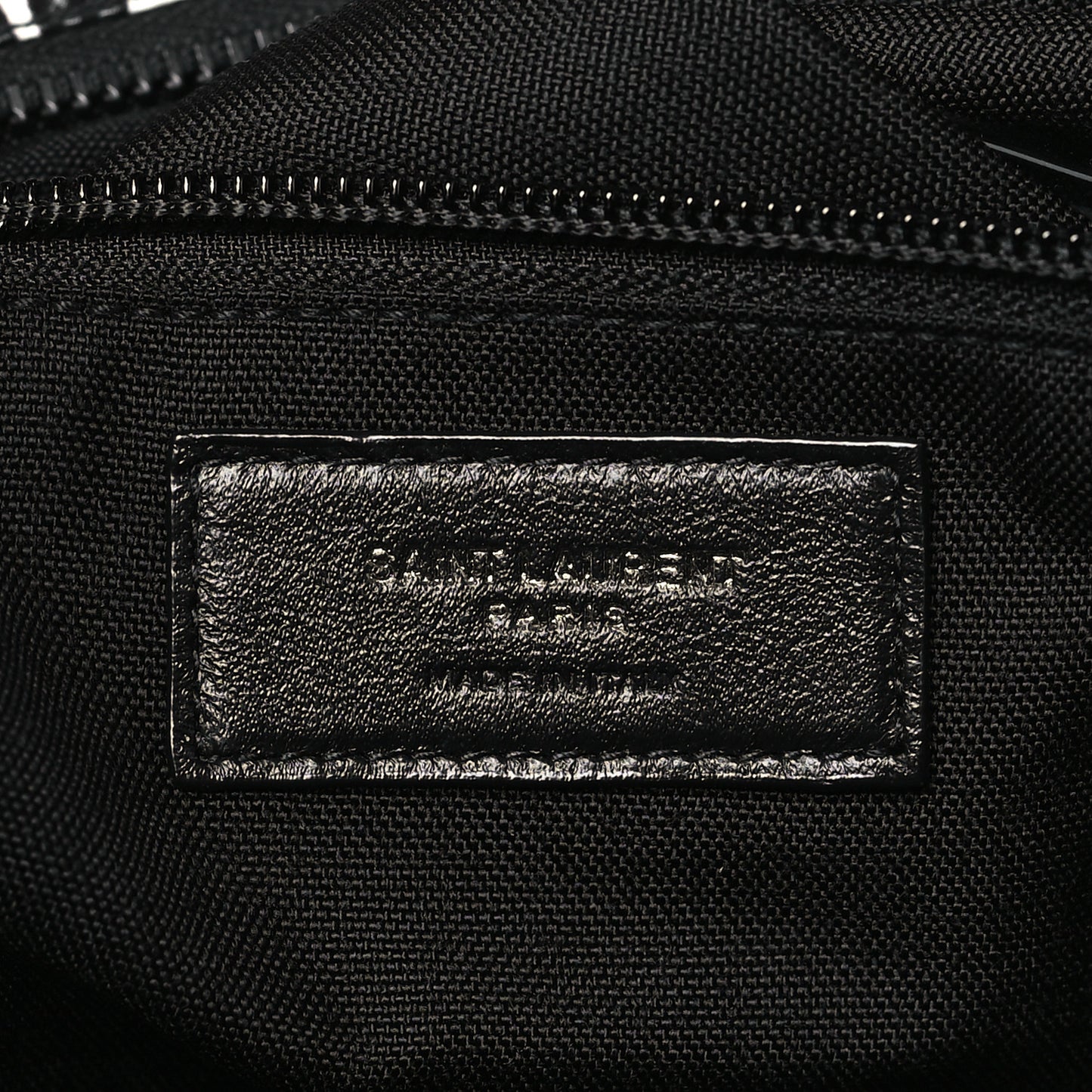 Nylon Nuxx Leopard Ripstop Duffle Black White