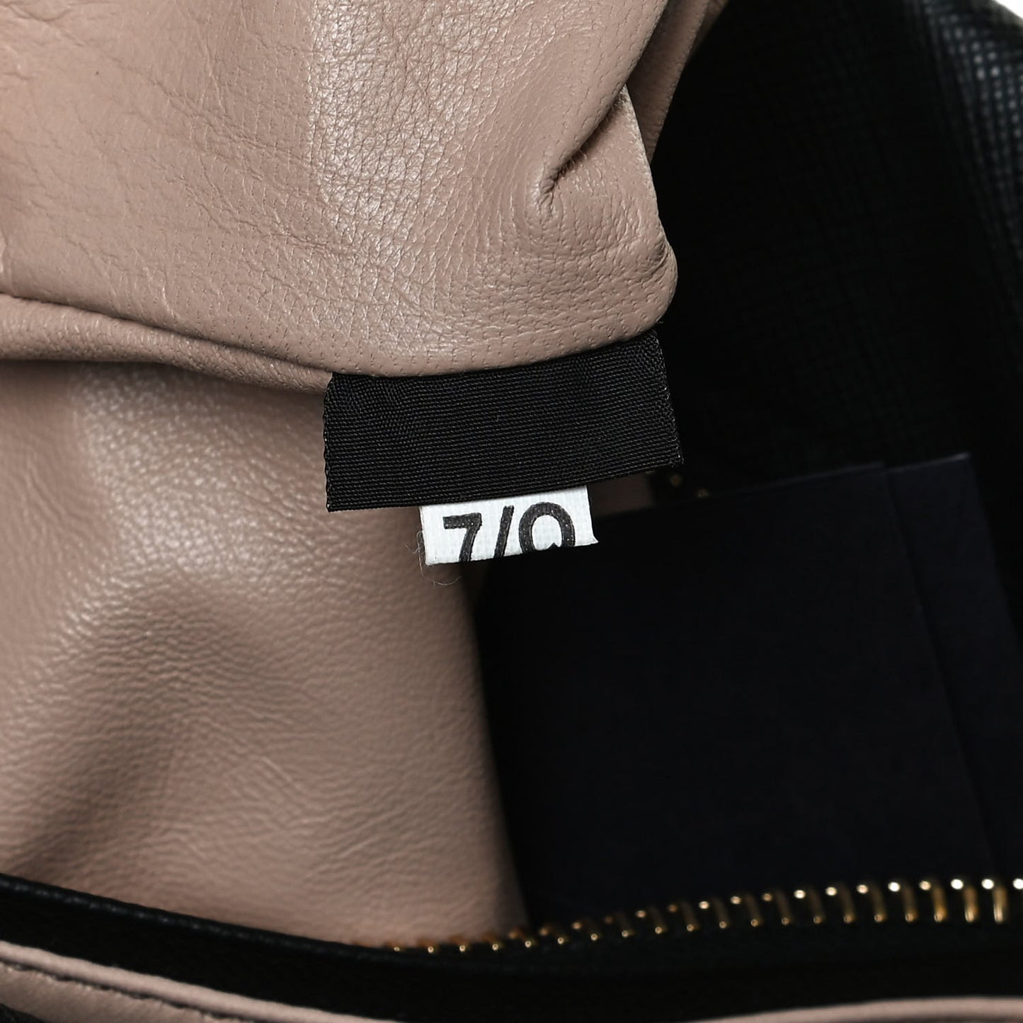 Saffiano Lux Frame Satchel Black