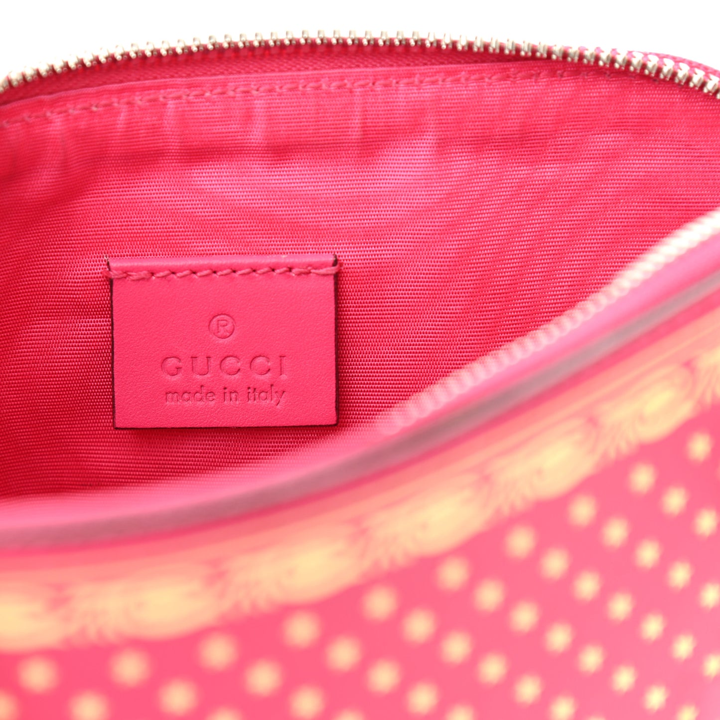X SEGA Calfskin GUCCY Stars Mini Dome Shoulder Bag Violet Fuxia Gold