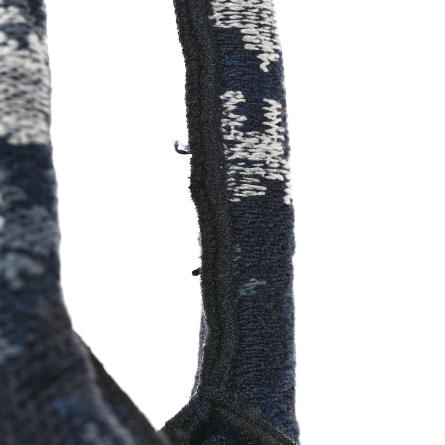 Canvas Embroidered Tie Dye Book Tote Blue Multicolor