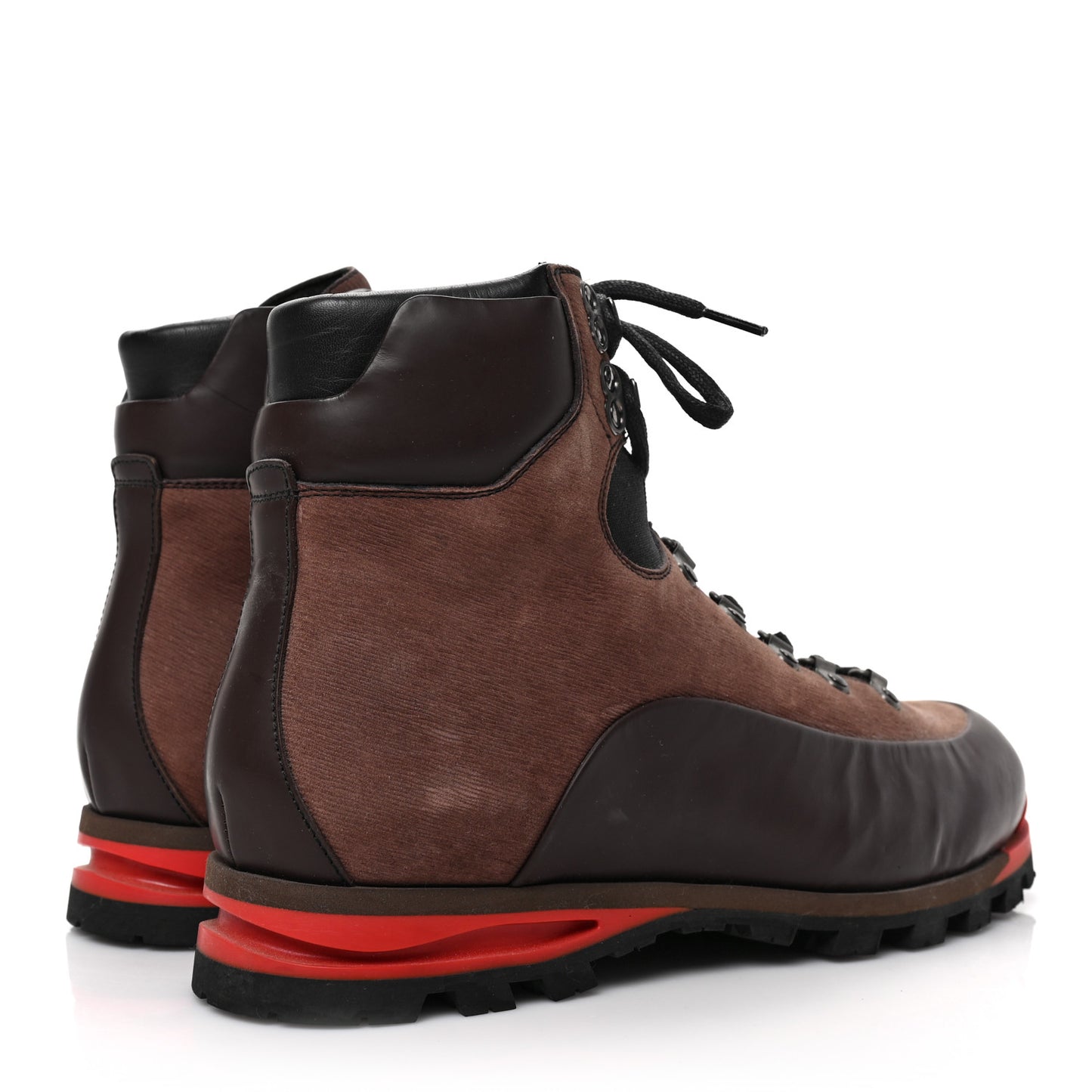 Nubuck Matte Calfskin Mens Alpinist Ankle Boots 9.5 Brown
