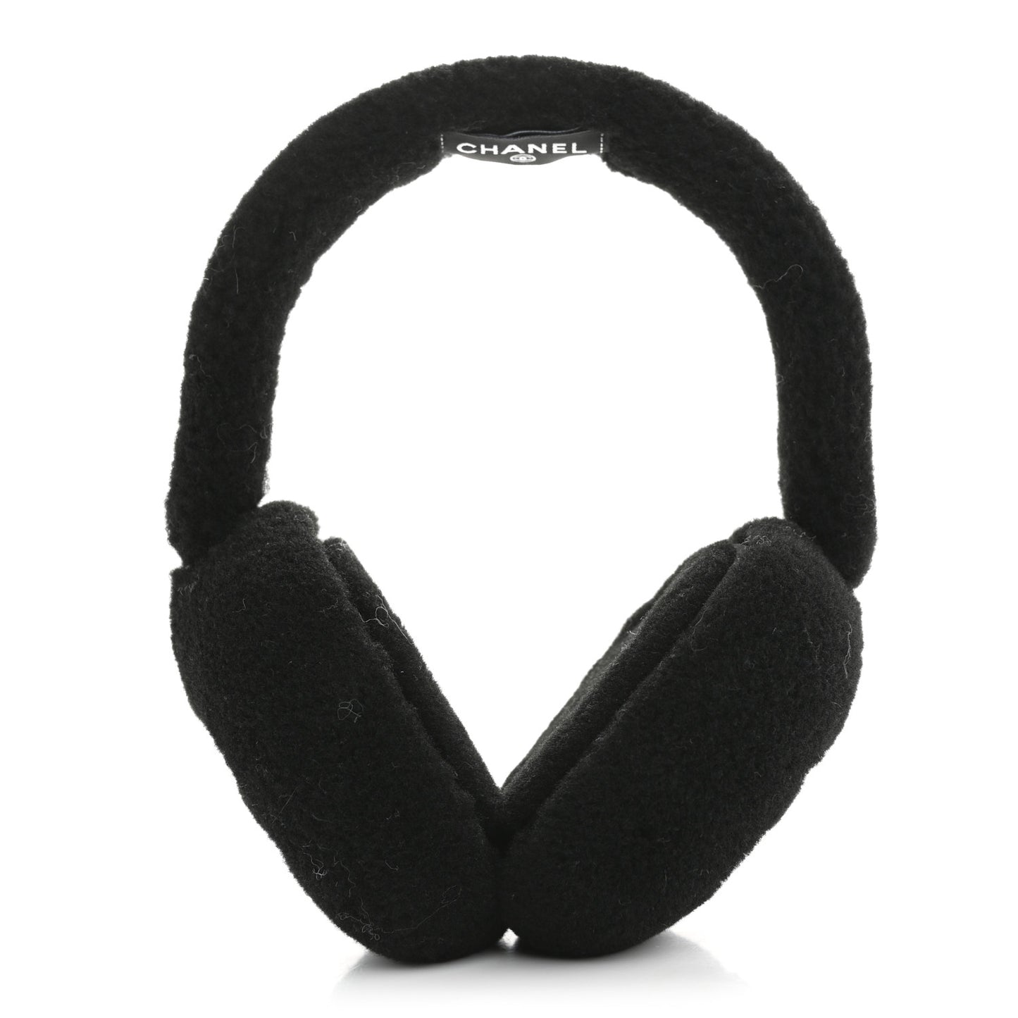 Shearling CC Ear Muffs Black