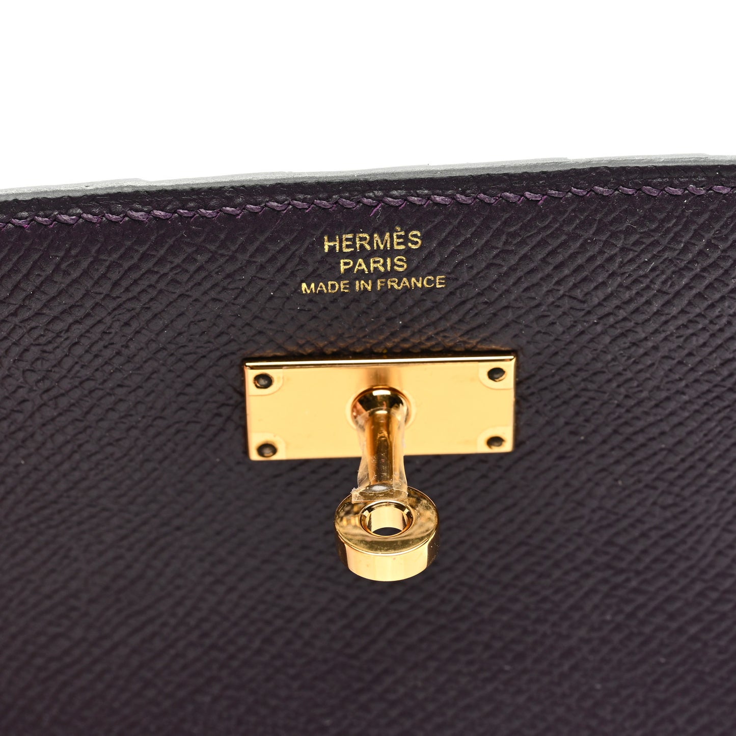 Epsom Verso Medium Kelly Wallet Raisin Anemone
