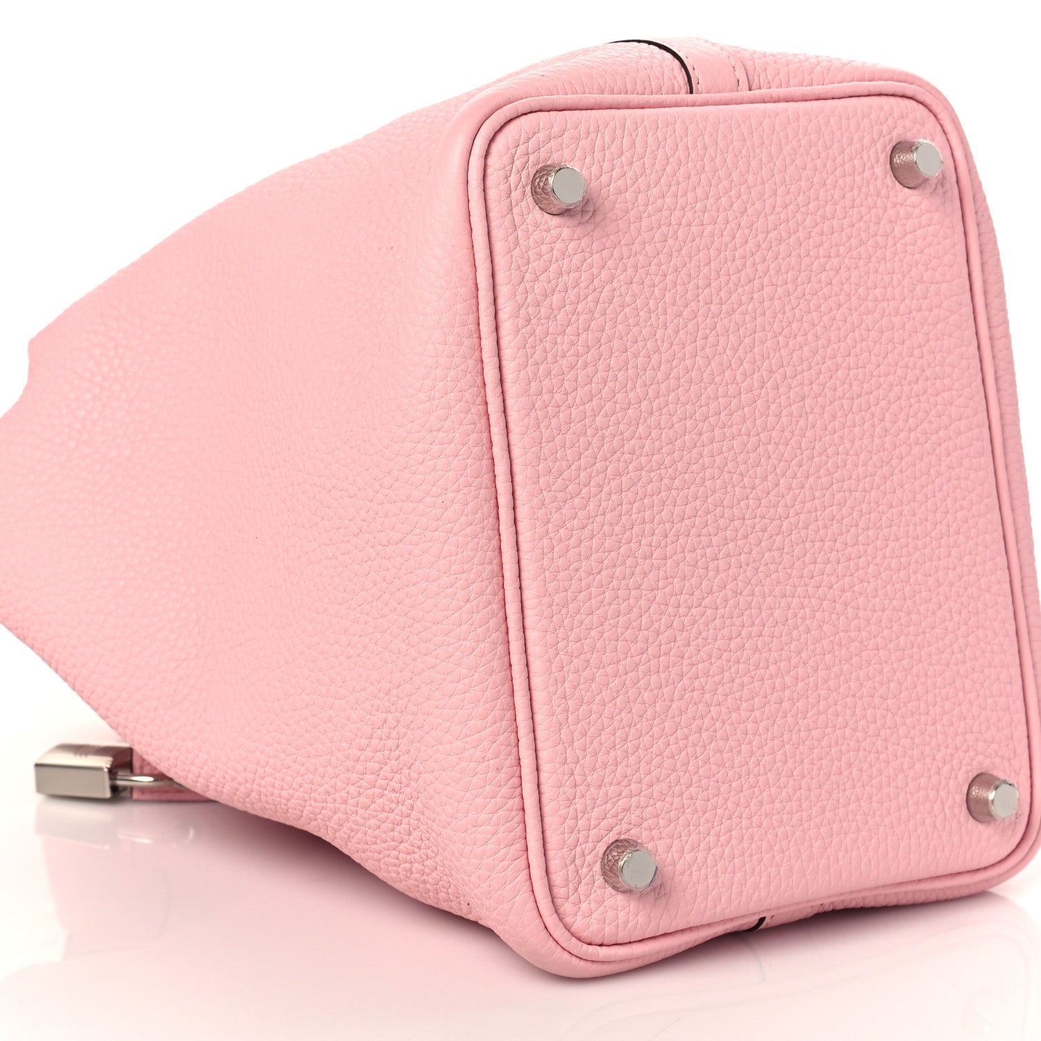 Hermes Taurillon Clemence Picotin Lock 18 PM Rose Sakura 9 of 12